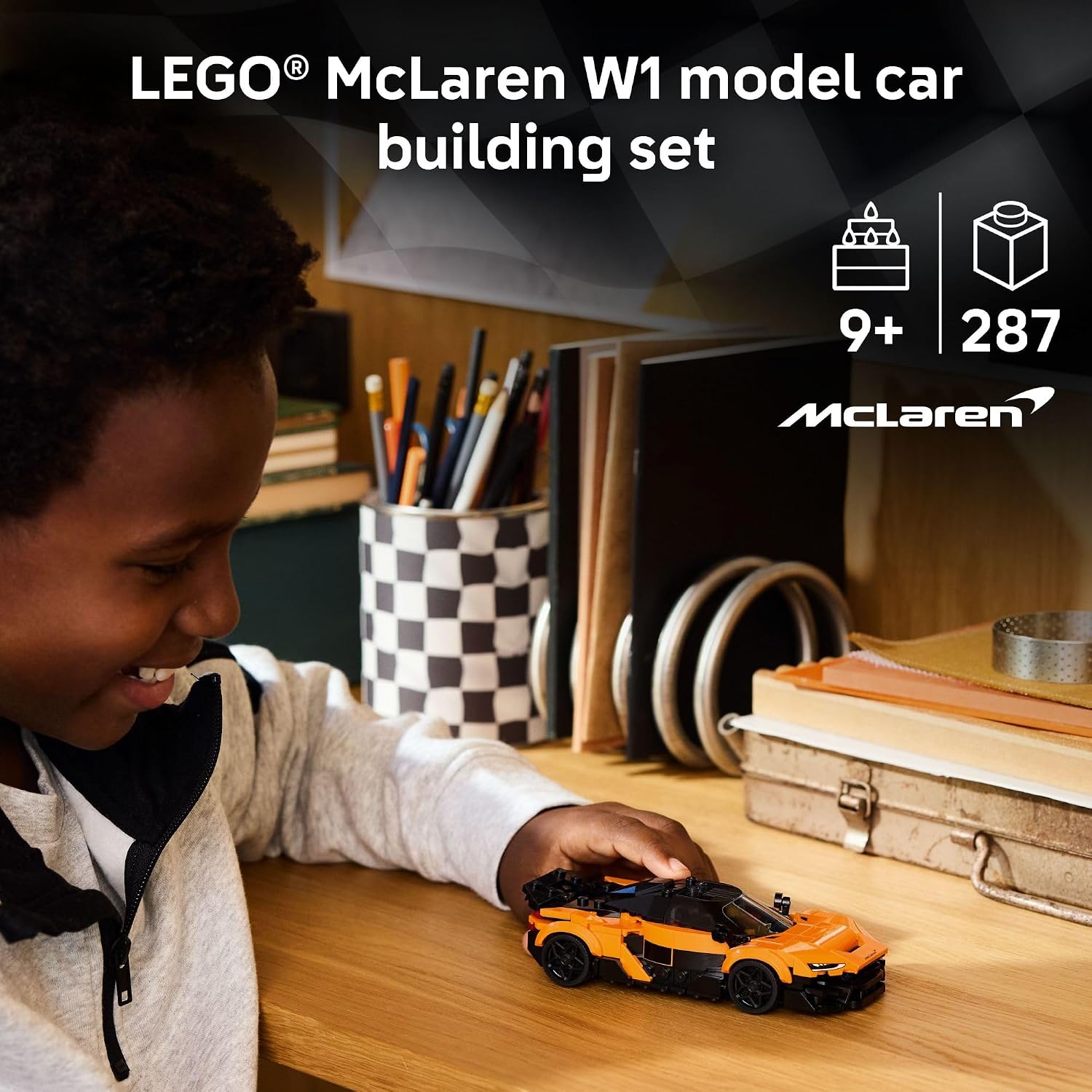 LEGO Speed Champions McLaren W1 - Juguete de auto de carreras para...
