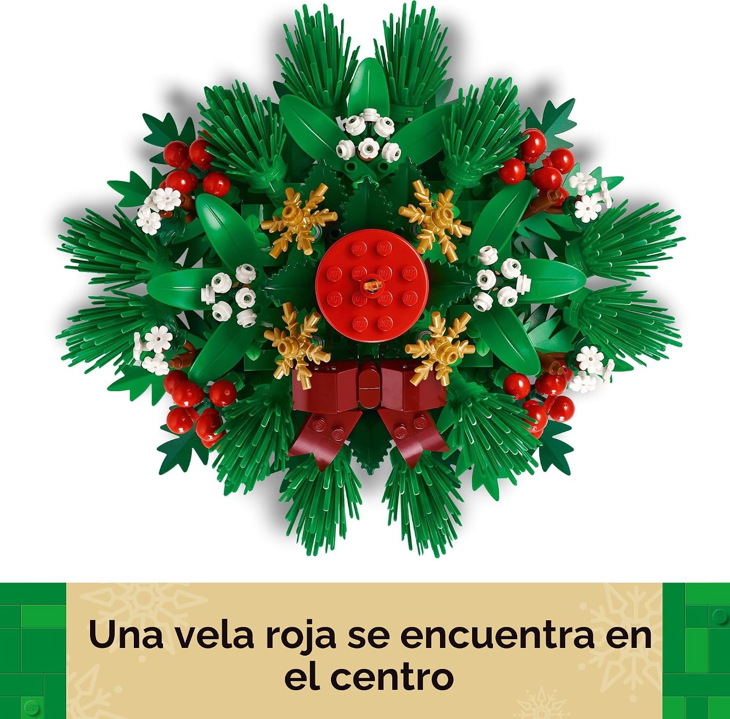 LEGO Decoración de Mesa Navideña - Juguete de Construcción para Niñ...