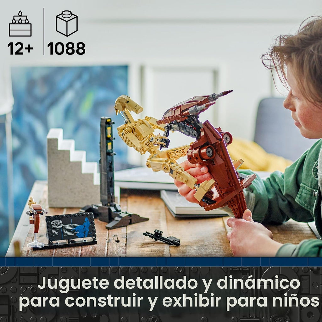 LEGO Star Wars: The Phantom Menace Battle Droid con STAP - Juguete...