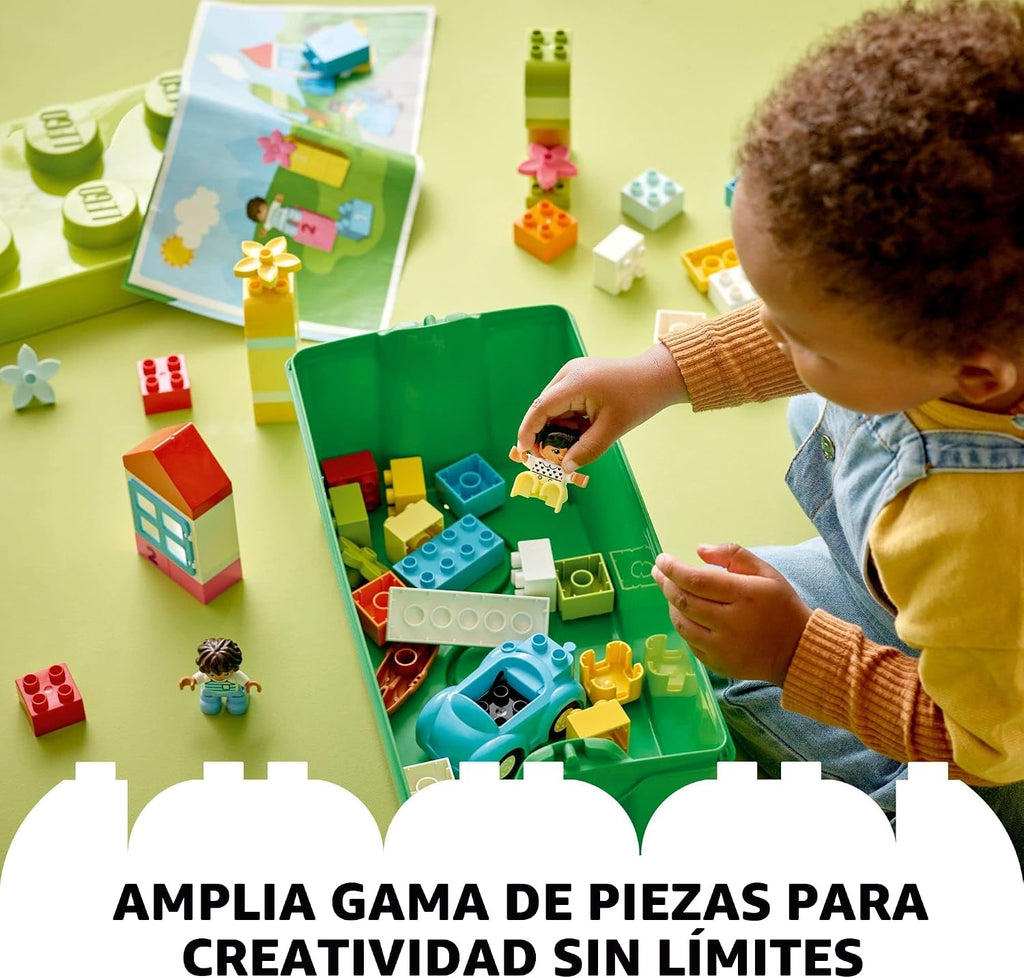 LEGO DUPLO 10913 - Caja de ladrillos clásica con caja de almacenami...
