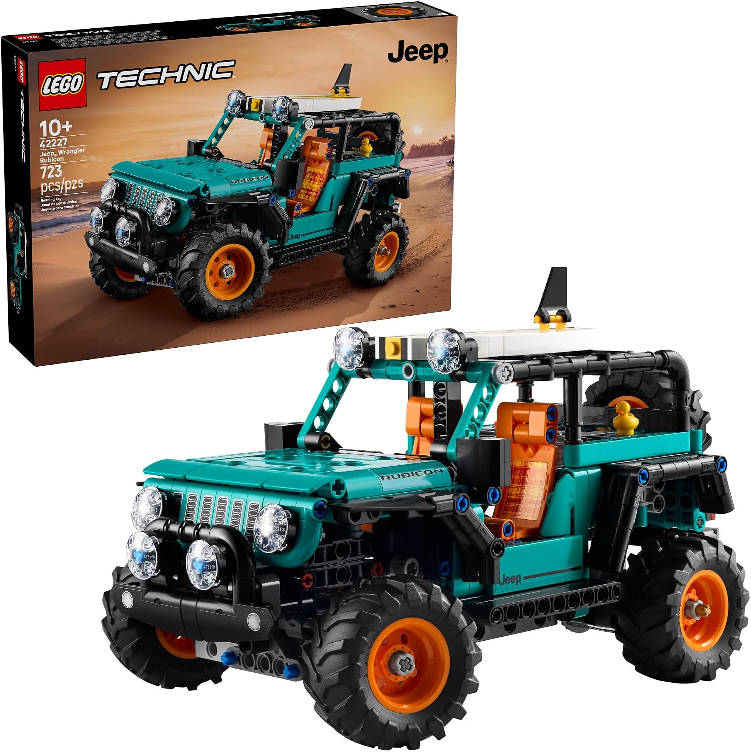 LEGO Technic Jeep Wrangler Rubicon SUV - Juguete de construcción pa...