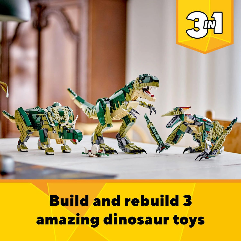 LEGO Creator 3 en 1 T Rex Toy \u2013 Juego de construcción de jugue...