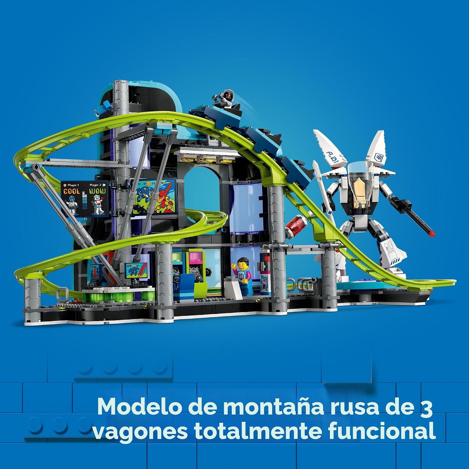 LEGO City Robot World Montaña Rusa Set de Construcción - Juguete de...