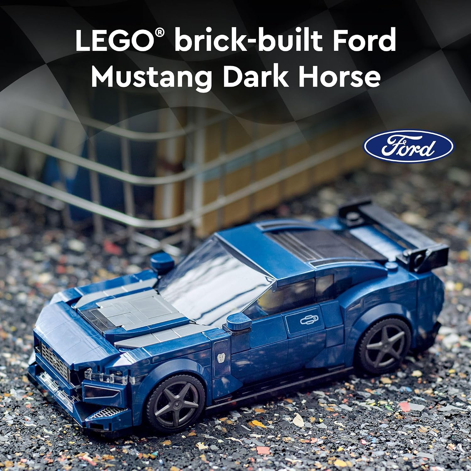 LEGO Speed Champions Ford Mustang Dark Horse Coche Deportivo de Jug...