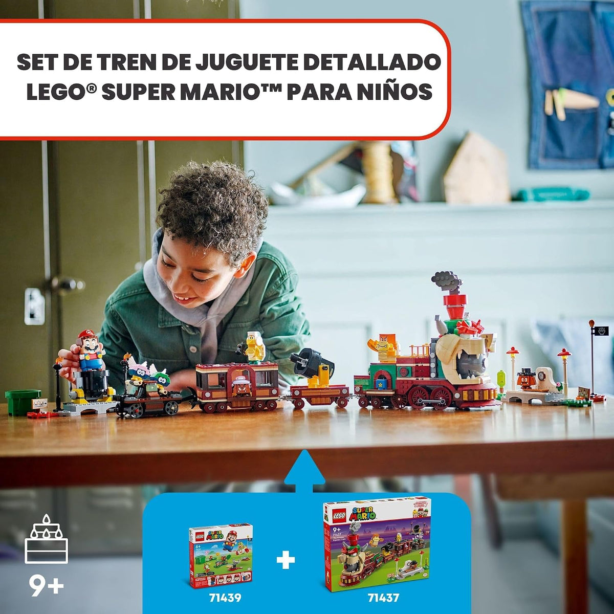 LEGO Super Mario El Tren Expreso de Bowser - Juguetes de Construcci...