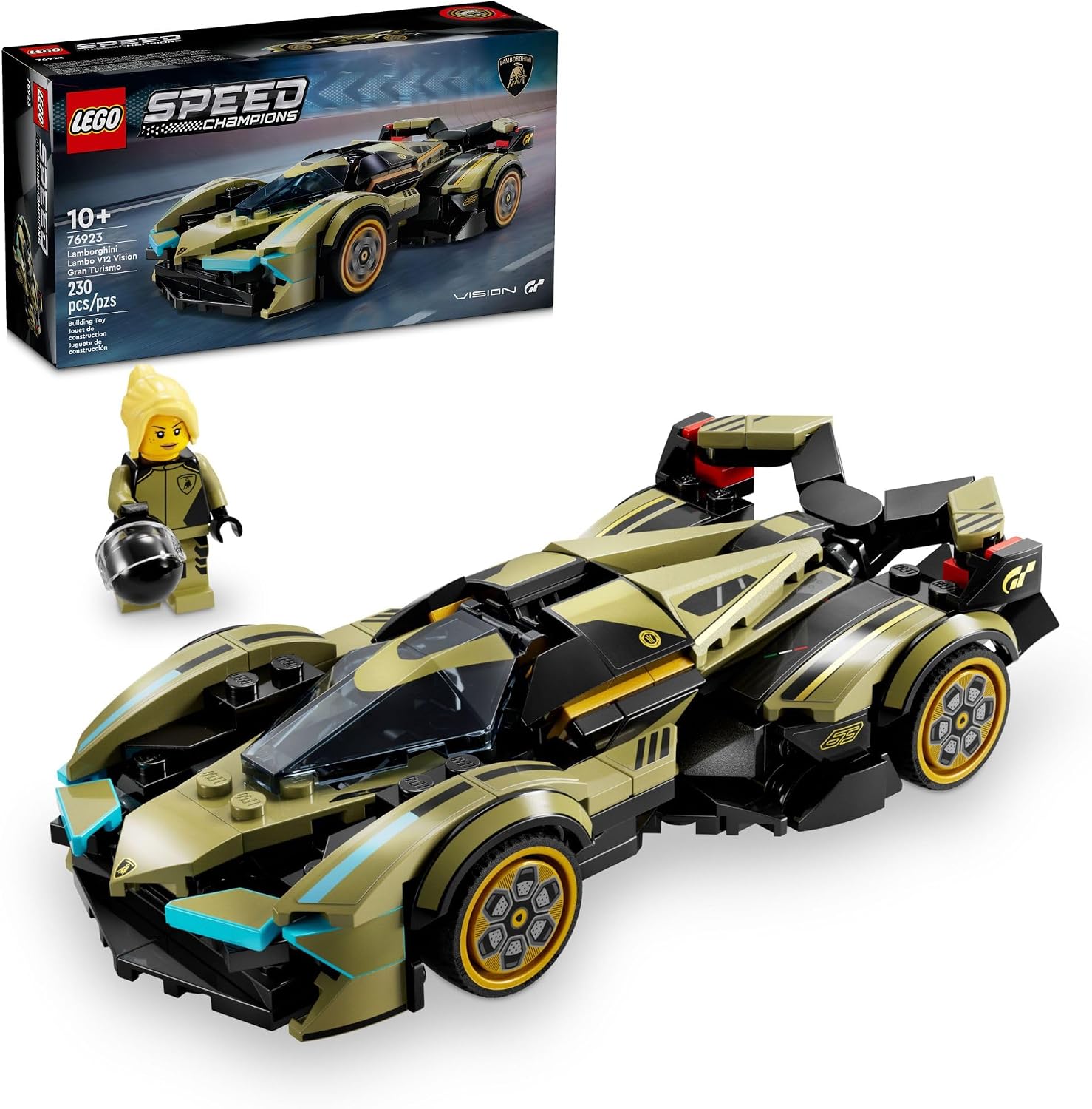 LEGO Speed Champions Lamborghini Lambo V12 Vision GT Super Car, jug...