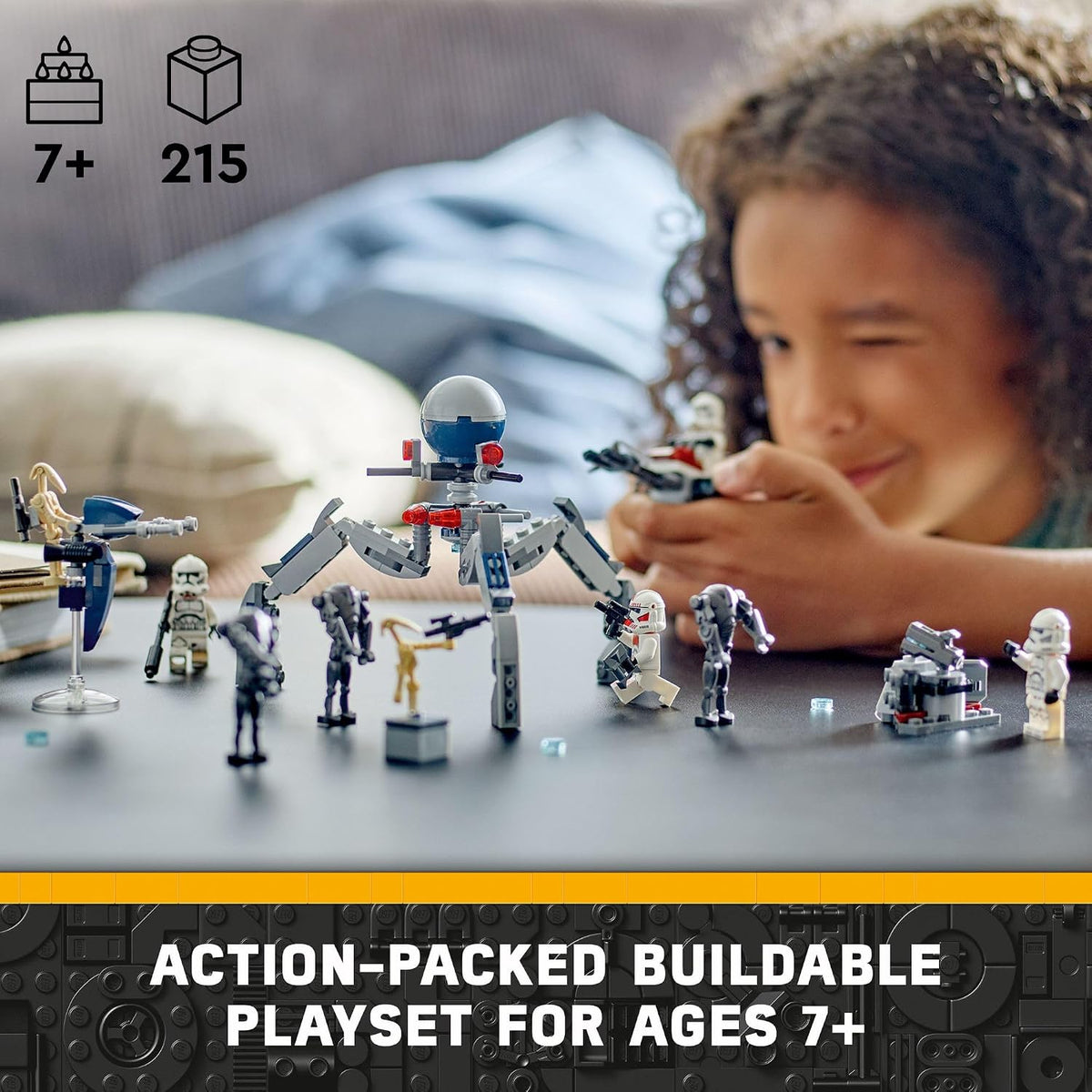 LEGO Star Wars 75372 - Paquete de batalla de soldado clon y droide...