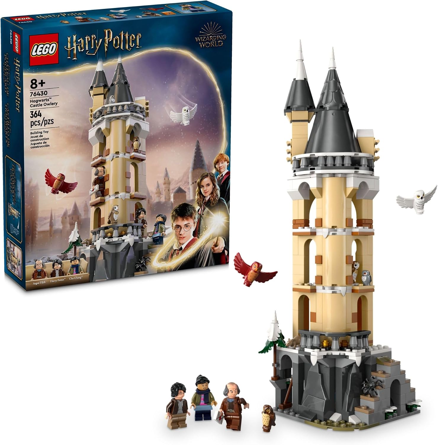 LEGO Harry Potter Castillo de Hogwarts con leonera, juguete de fant...