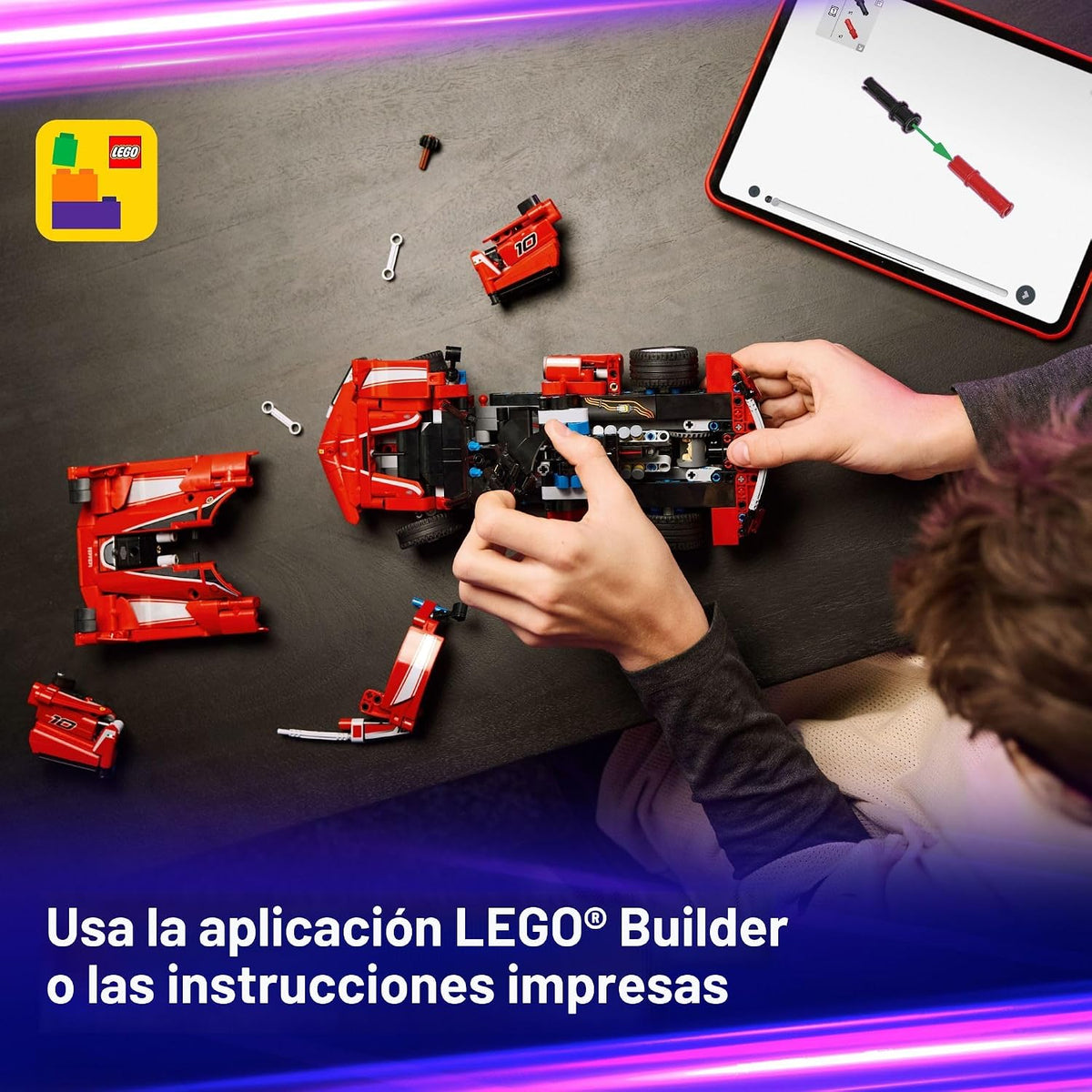 LEGO Technic Ferrari FXX K Coche de Juguete - Juguete de construcci...
