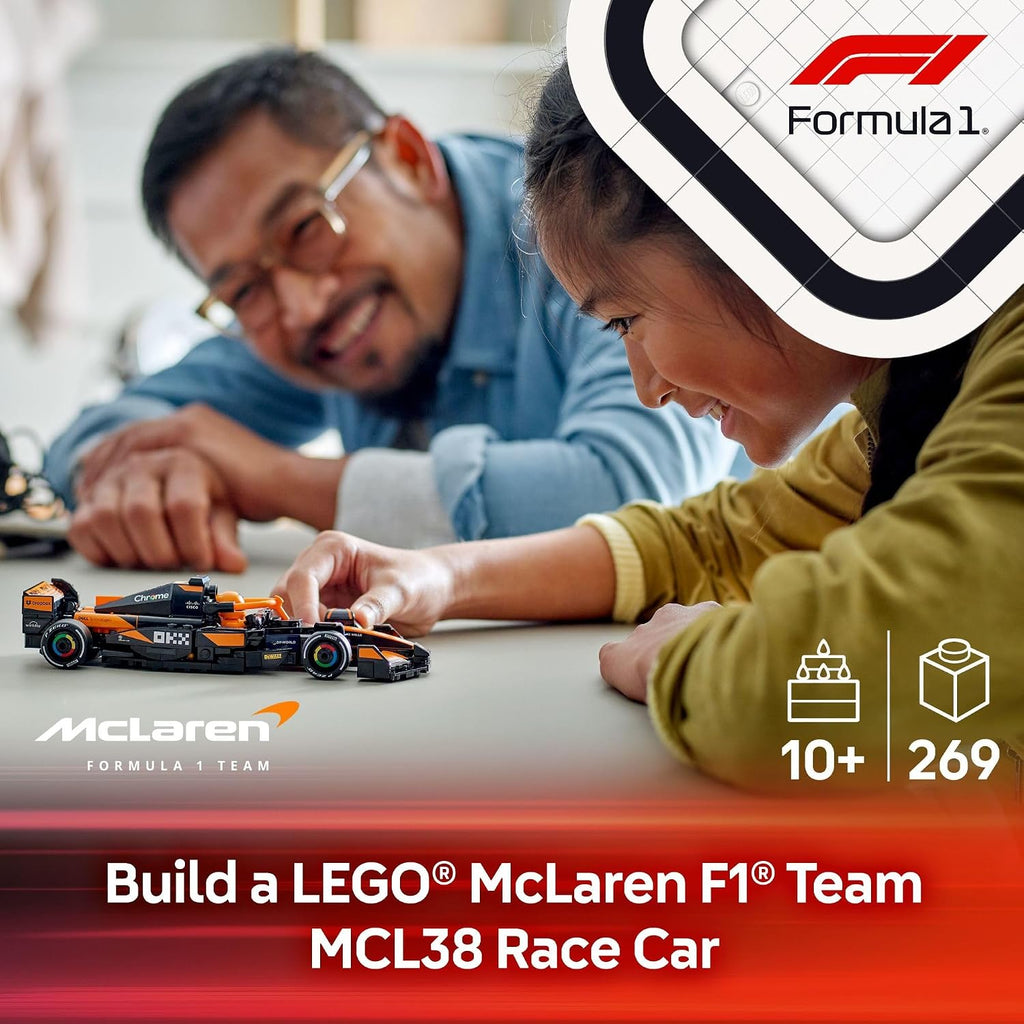 LEGO Speed Champions McLaren F1 Team MCL38 - Juego de construcción...