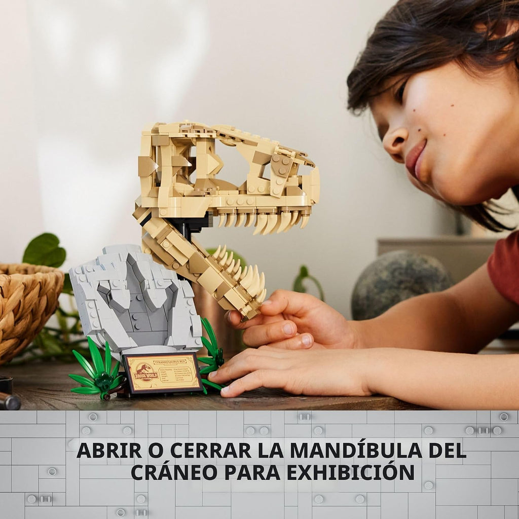 LEGO Jurassic World Fósiles de Dinosaurios: Cráneo de T Rex - Jugue...