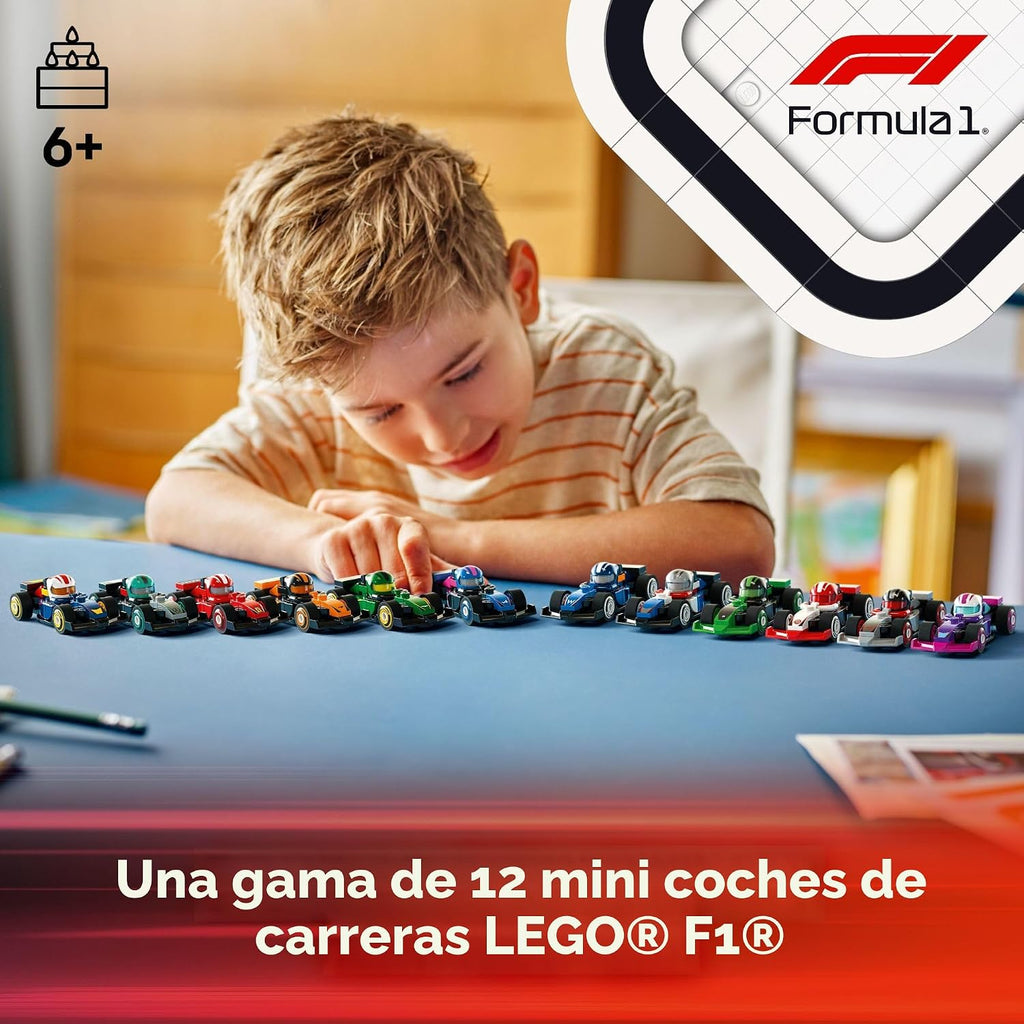 LEGO Coches de carreras coleccionables F1, paquete de 6 \u2013 Jueg...