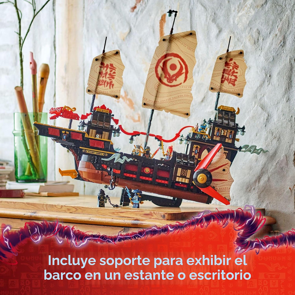 LEGO NINJAGO El juguete de construcción del Templo Bounty - Barco m...
