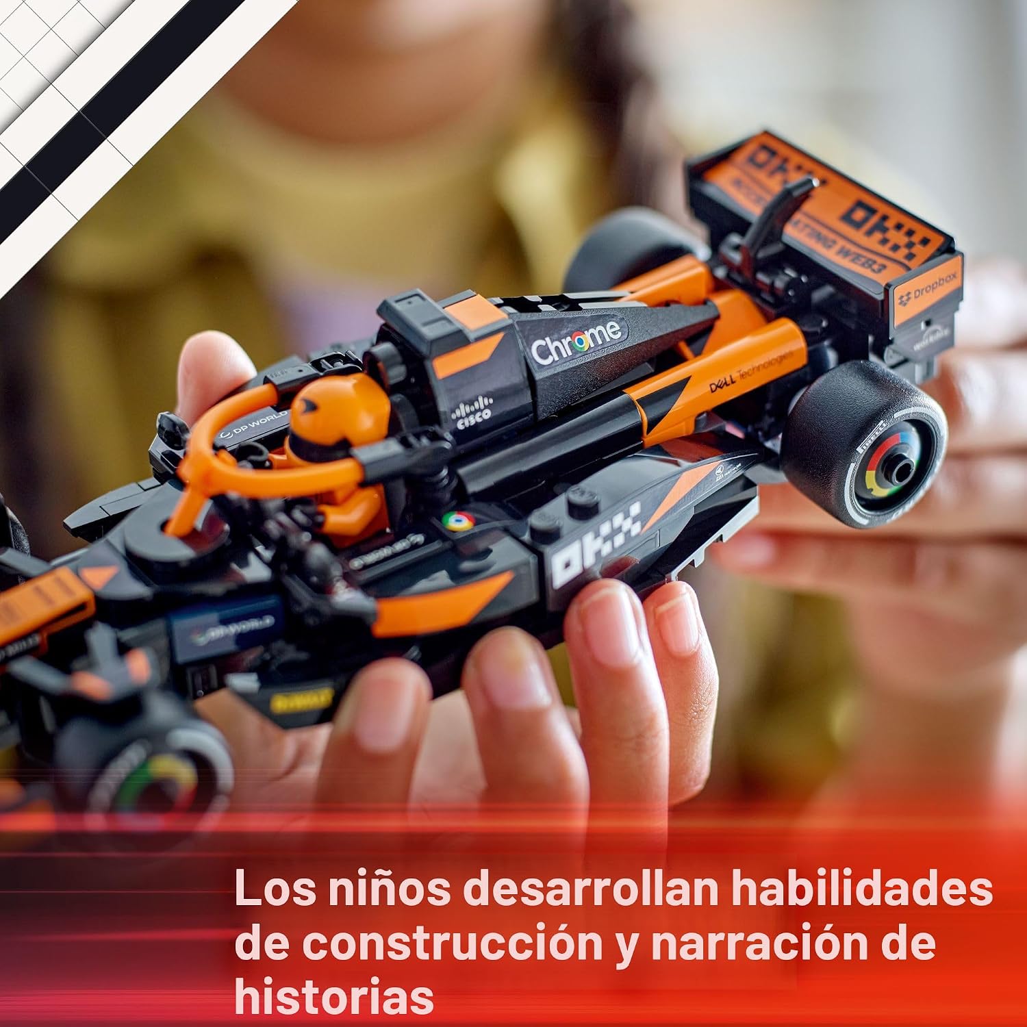 LEGO Speed Champions McLaren F1 Team MCL38 - Juego de construcción...