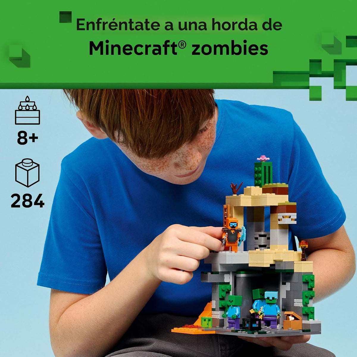 LEGO Minecraft Zombie Dungeon - Juguete de construcción y simulació...