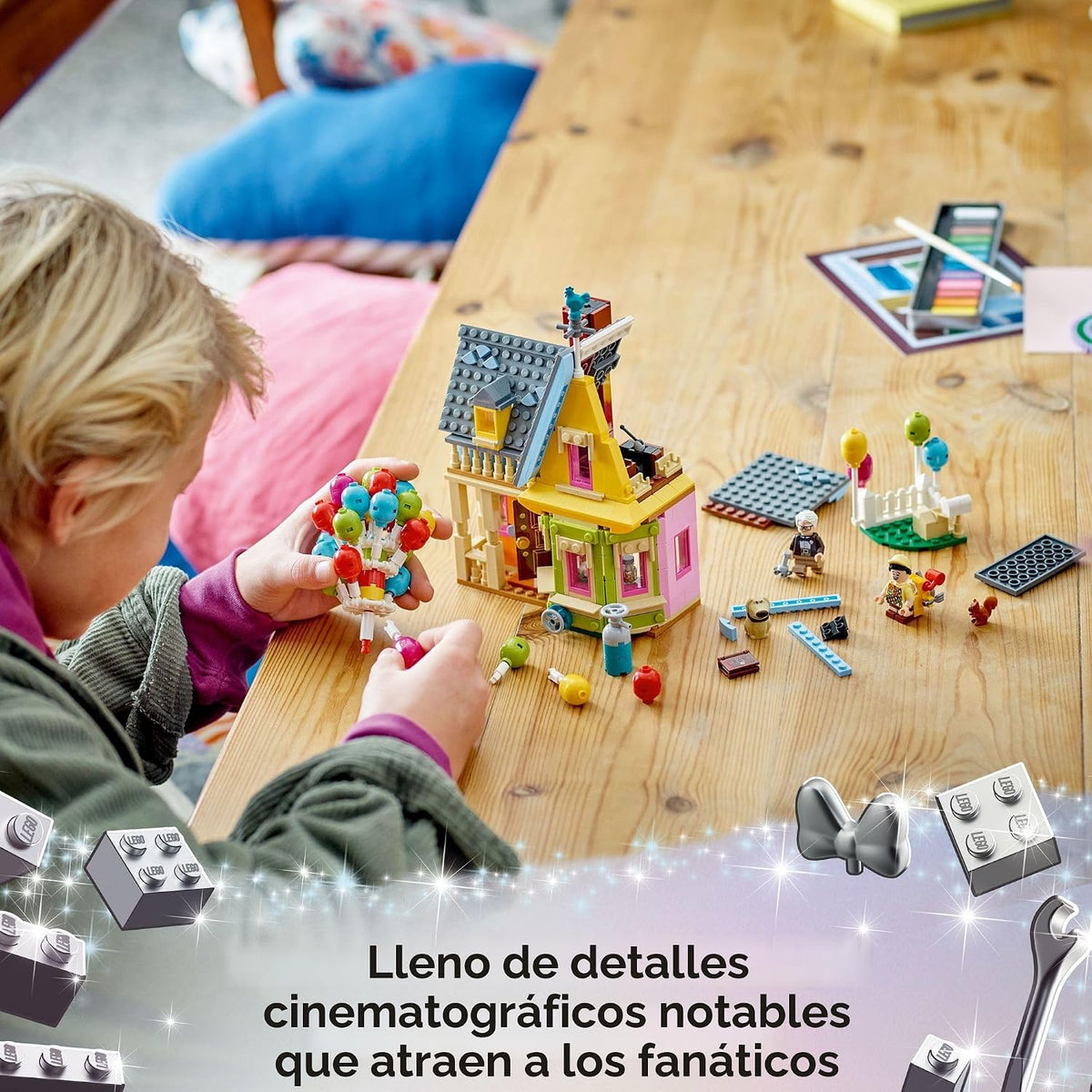 LEGO Disney and Pixar Casa de 'Up', Set Clásico de Juguetes...