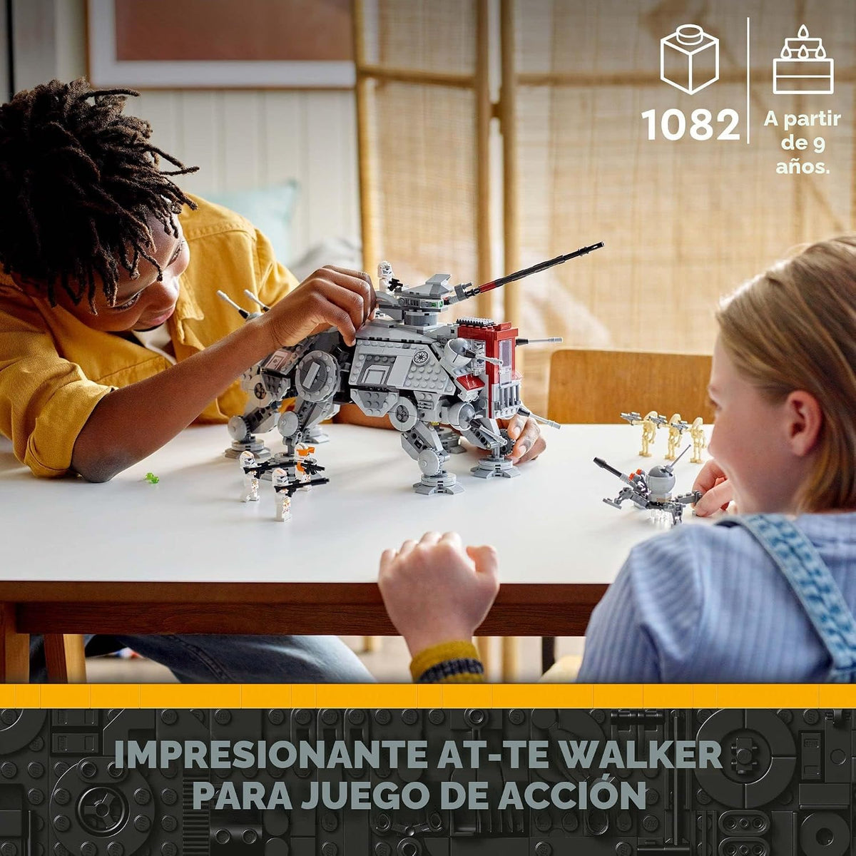 LEGO Star Wars at-TE Walker 75337 Juguete posable, juego de La veng...