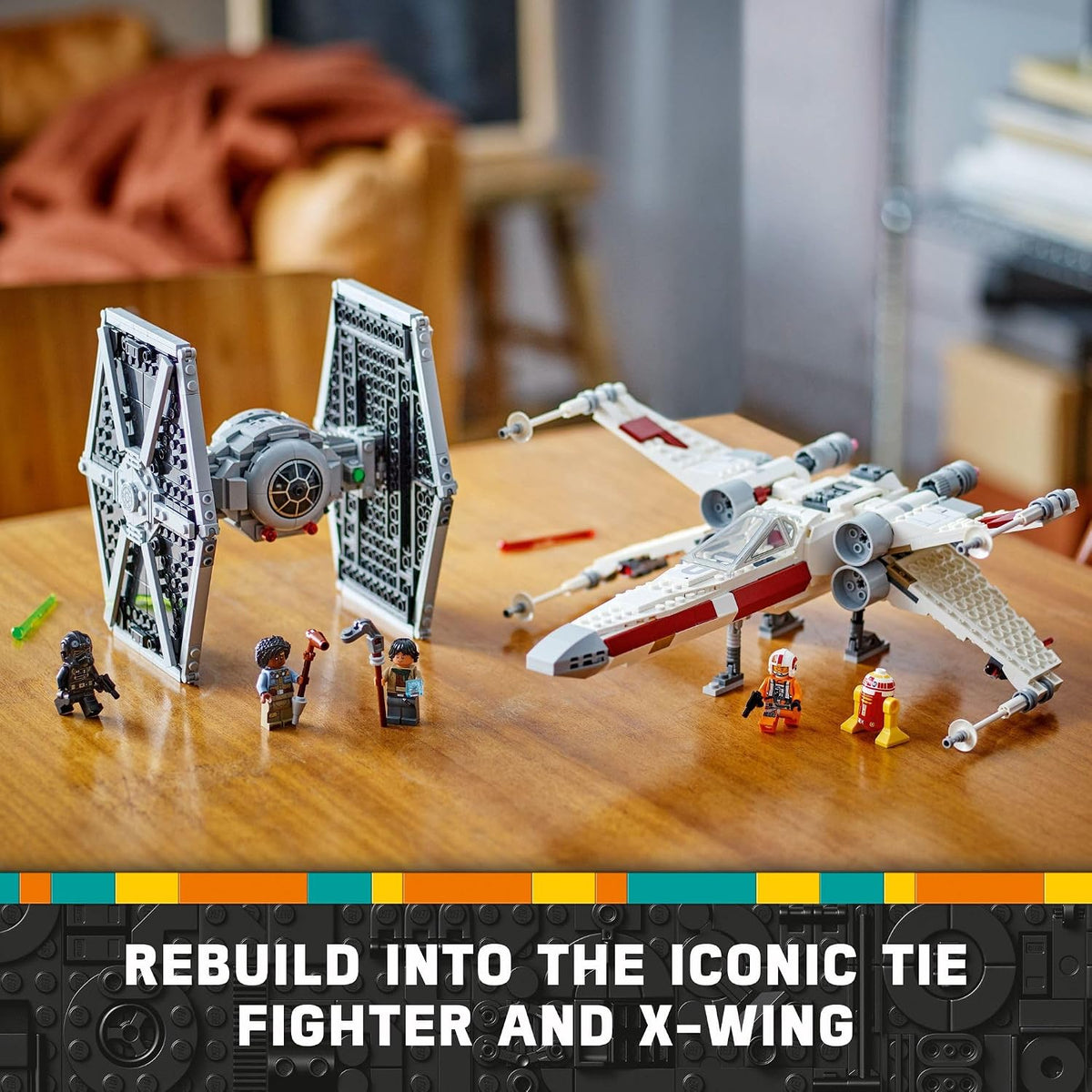 LEGO Star Wars TIE Fighter &amp; X-Wing Mash-Up - Juguetes de const...