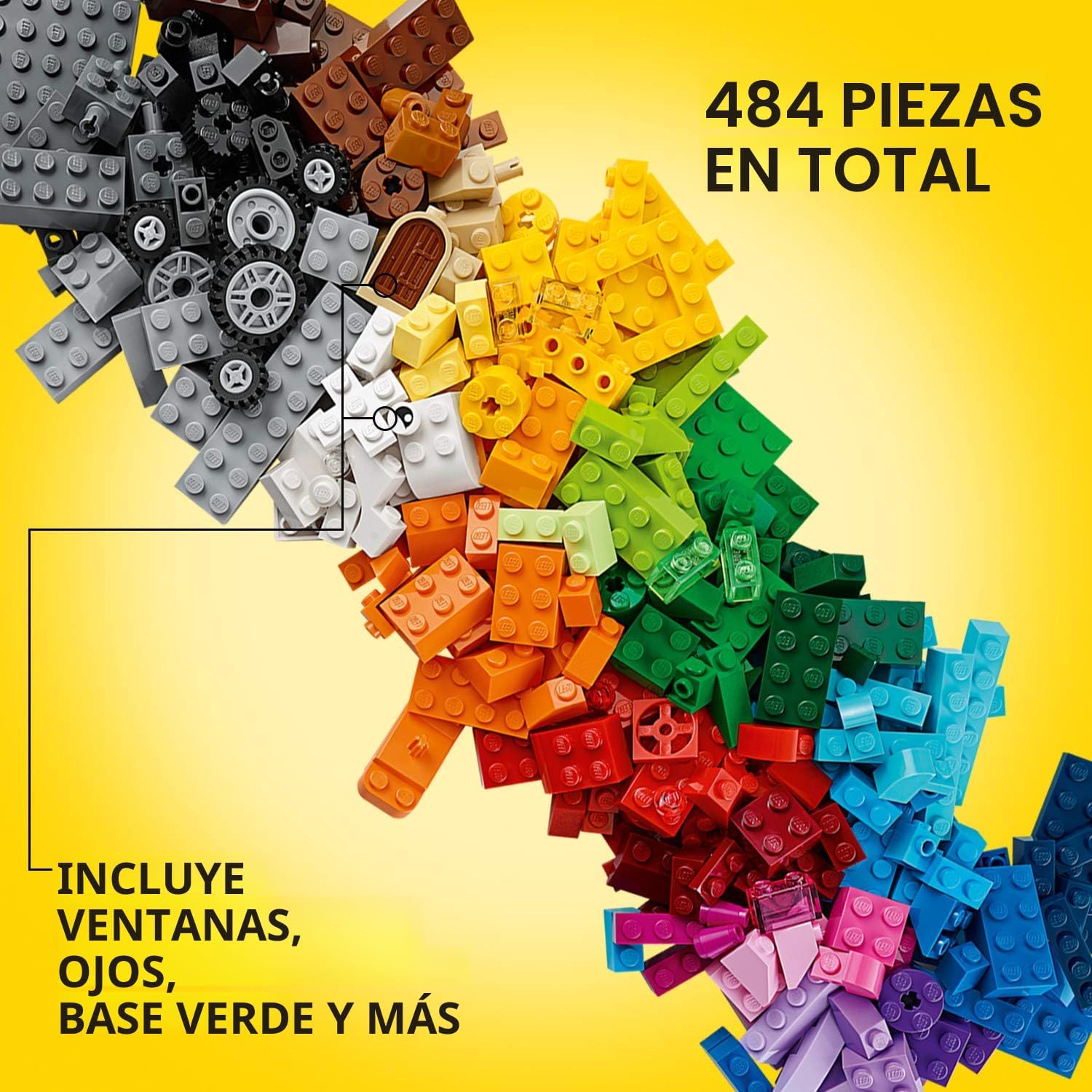 LEGO Classic Medium Creative Brick Box 10696 - Juego de bloques de...