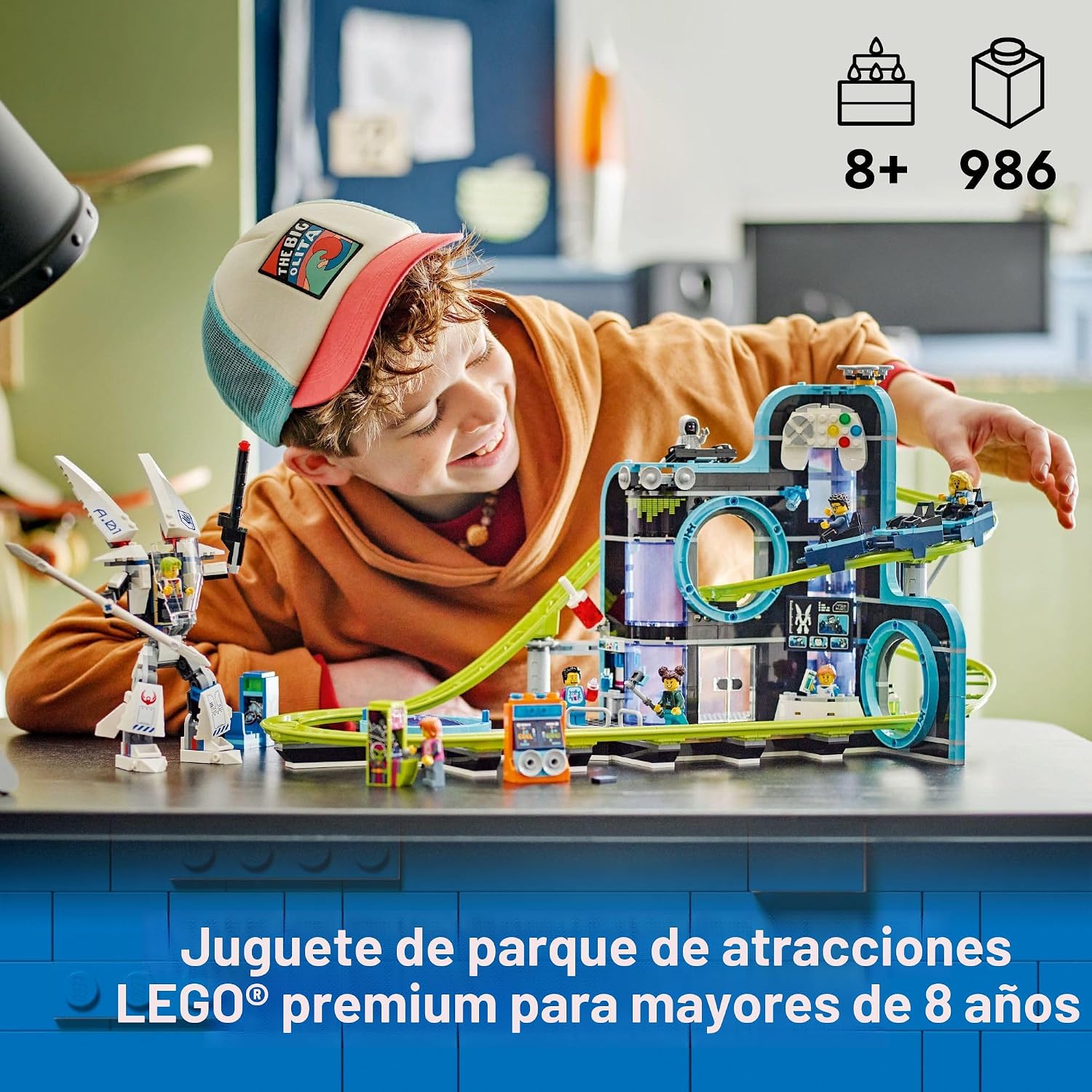LEGO City Robot World Montaña Rusa Set de Construcción - Juguete de...