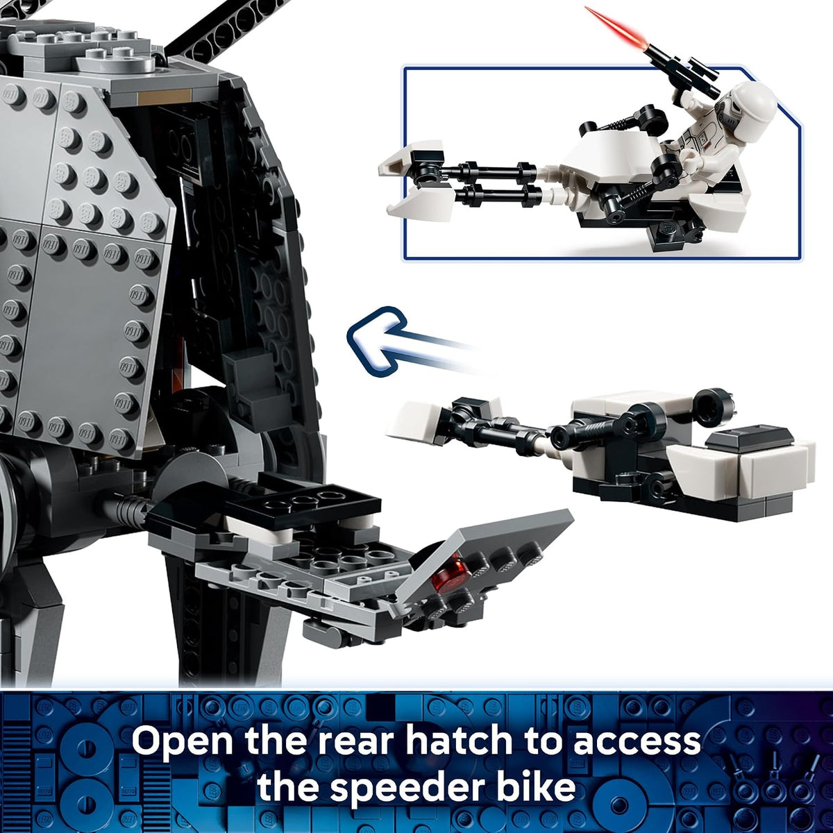 LEGO Star Wars Imperial Remnant AT-AT con INT-4 - Juguete de constr...