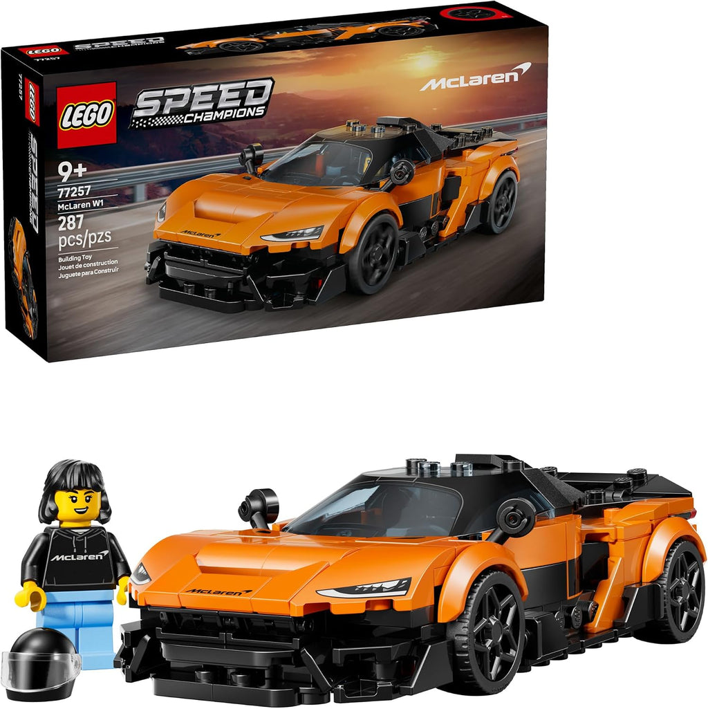 LEGO Speed Champions McLaren W1 - Juguete de auto de carreras para...