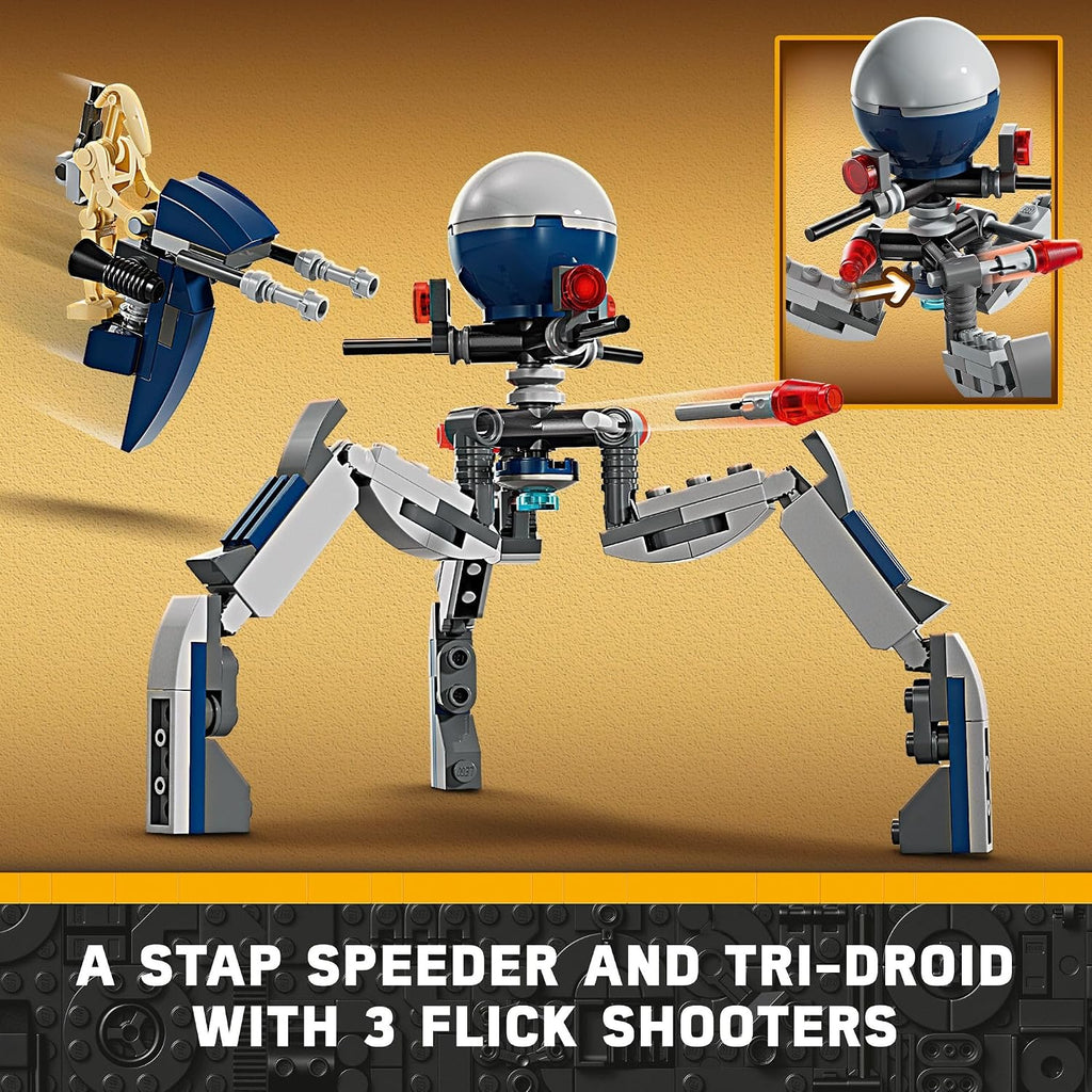 LEGO Star Wars 75372 - Paquete de batalla de soldado clon y droide...