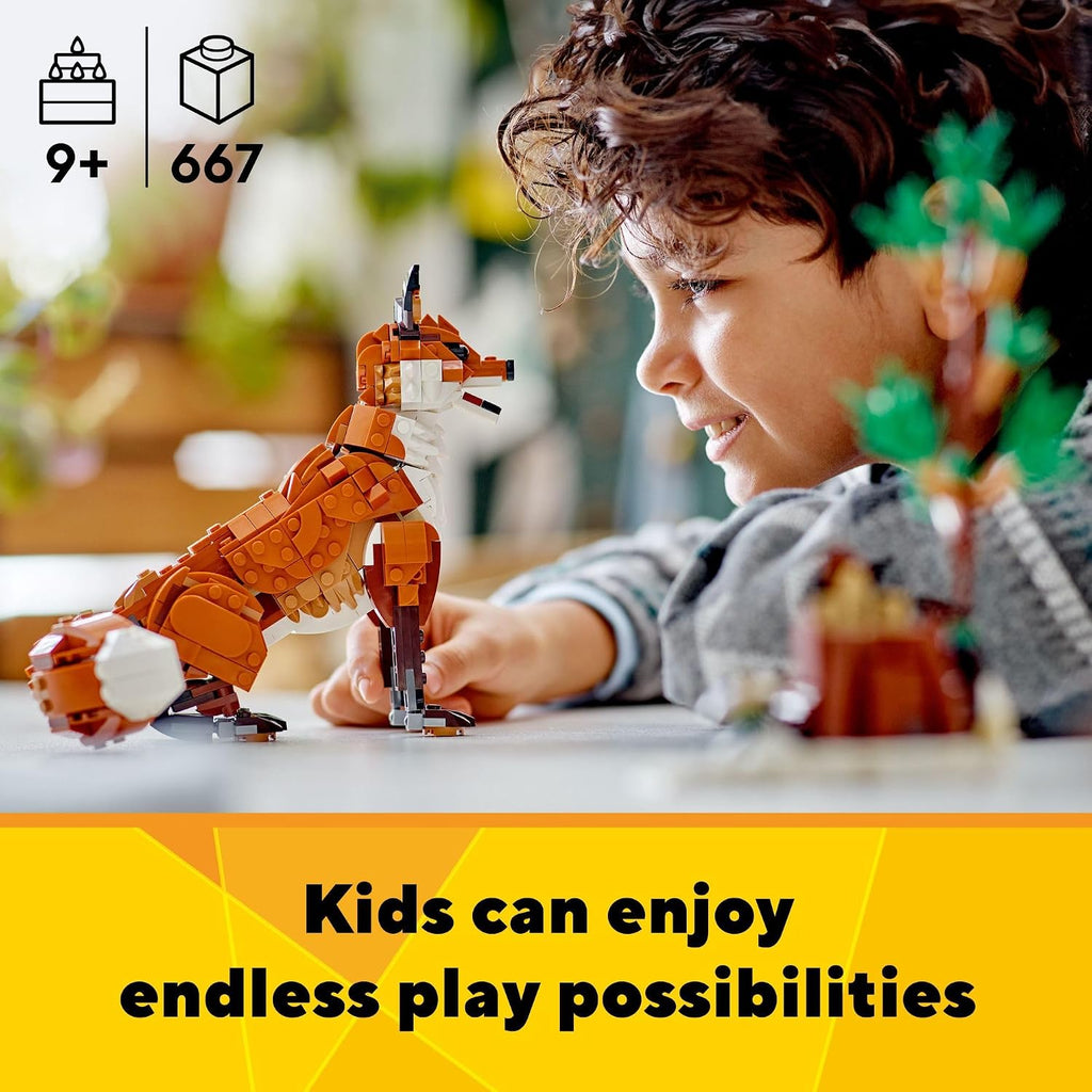 LEGO Creator 31154 - Animales del bosque 3 en 1, juguetes de constr...