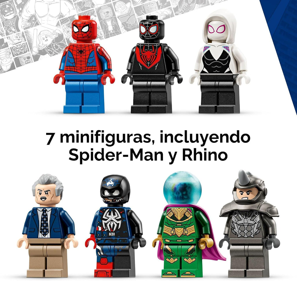 LEGO Marvel Spider-Man vs. Mysterio: The Daily Bugle Building Toy -...