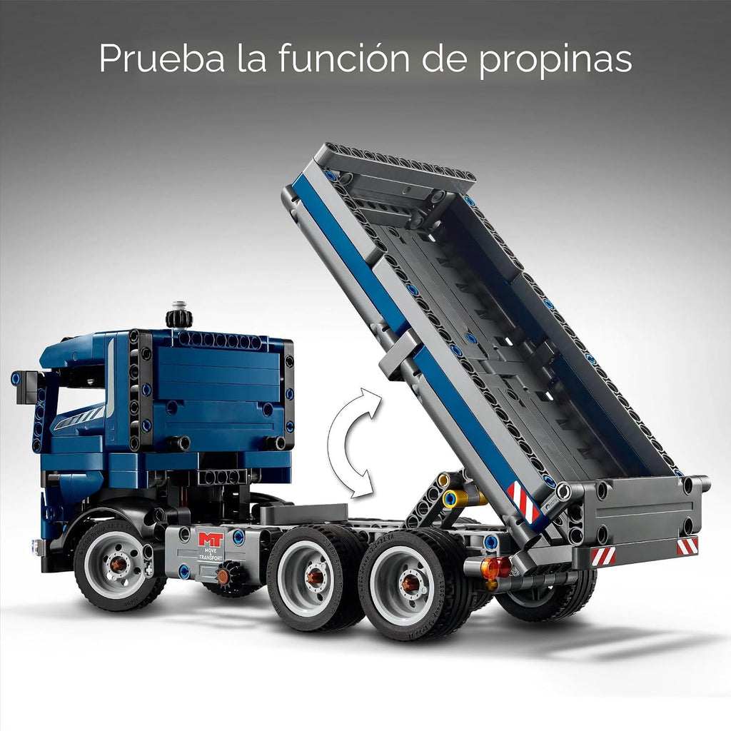 LEGO Technic Tipping - Camión volquete de juguete de construcción p...