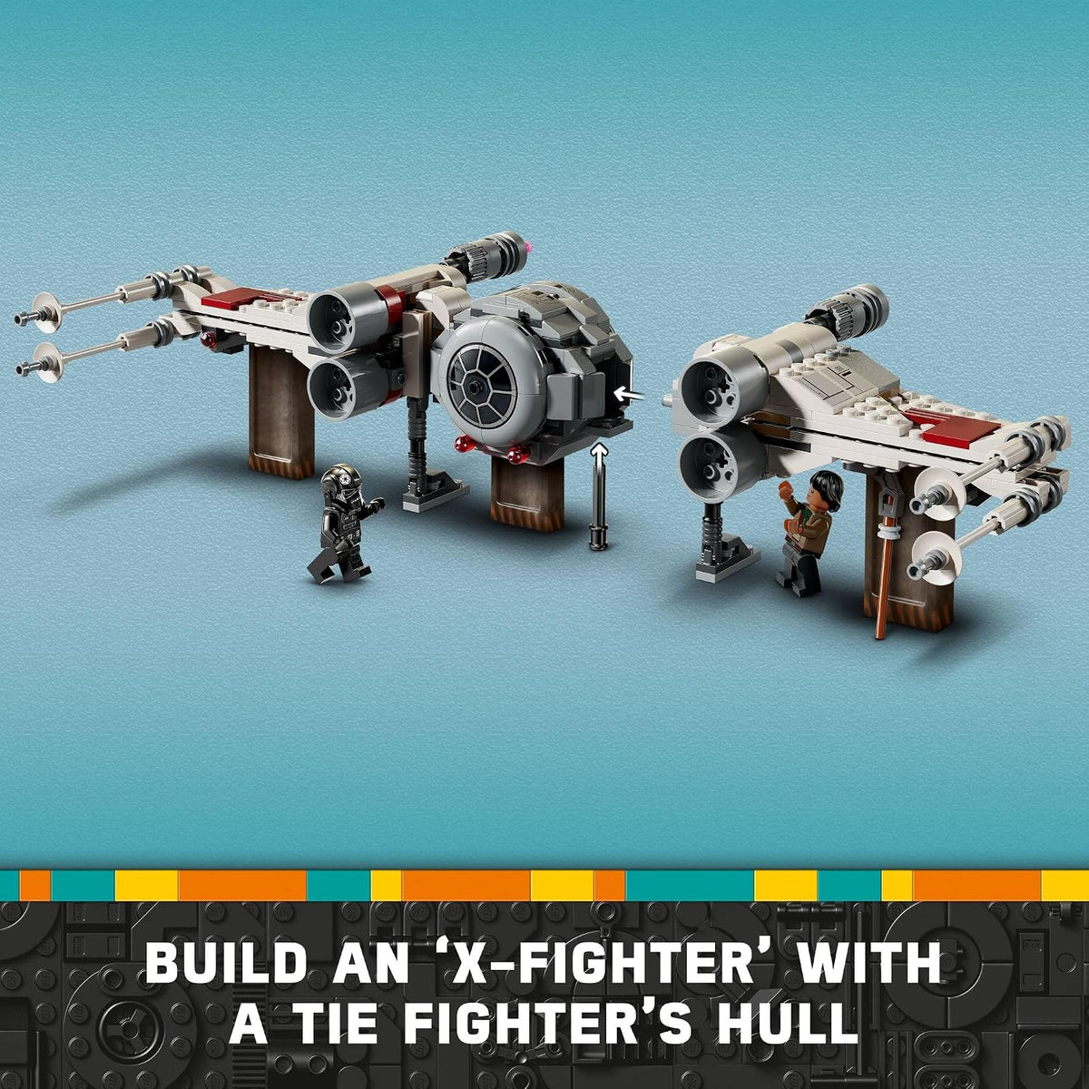 LEGO Star Wars TIE Fighter &amp; X-Wing Mash-Up - Juguetes de const...