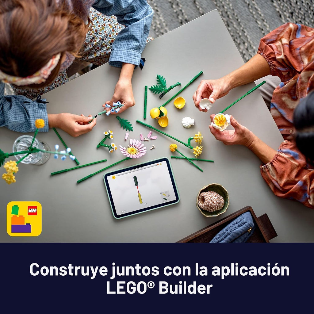 LEGO Botanicals - Juguete de construcción de ramo pequeño soleado \...