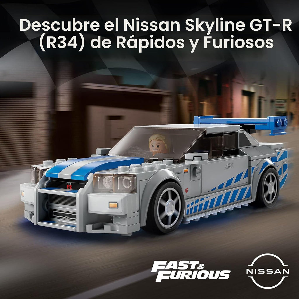 LEGO Speed Champions 2 Fast 2 Furious Nissan Skyline GT-R (R34) 769...