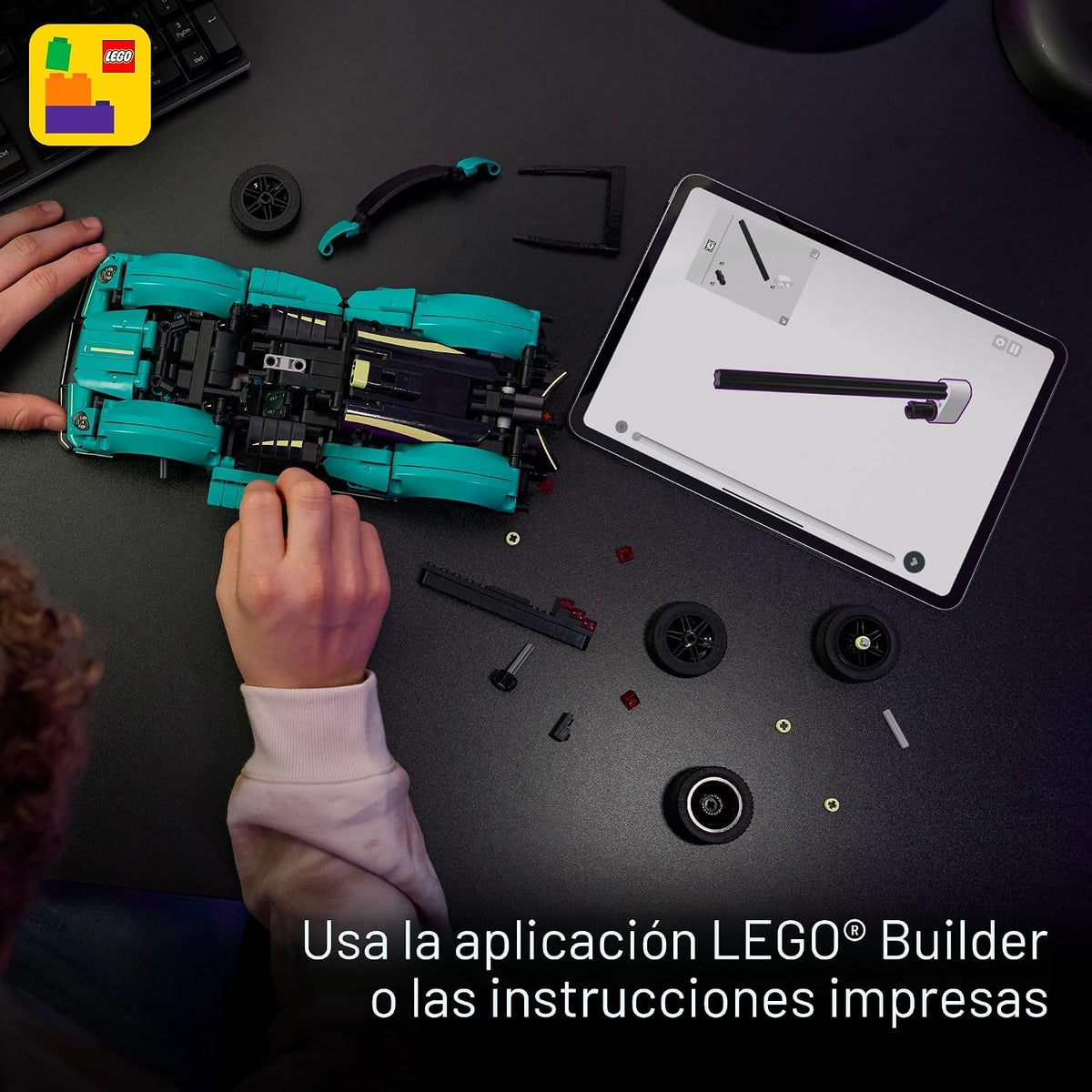 LEGO Technic Aston Martin Valkyrie Coche de Juguete - Kit de Modelo...
