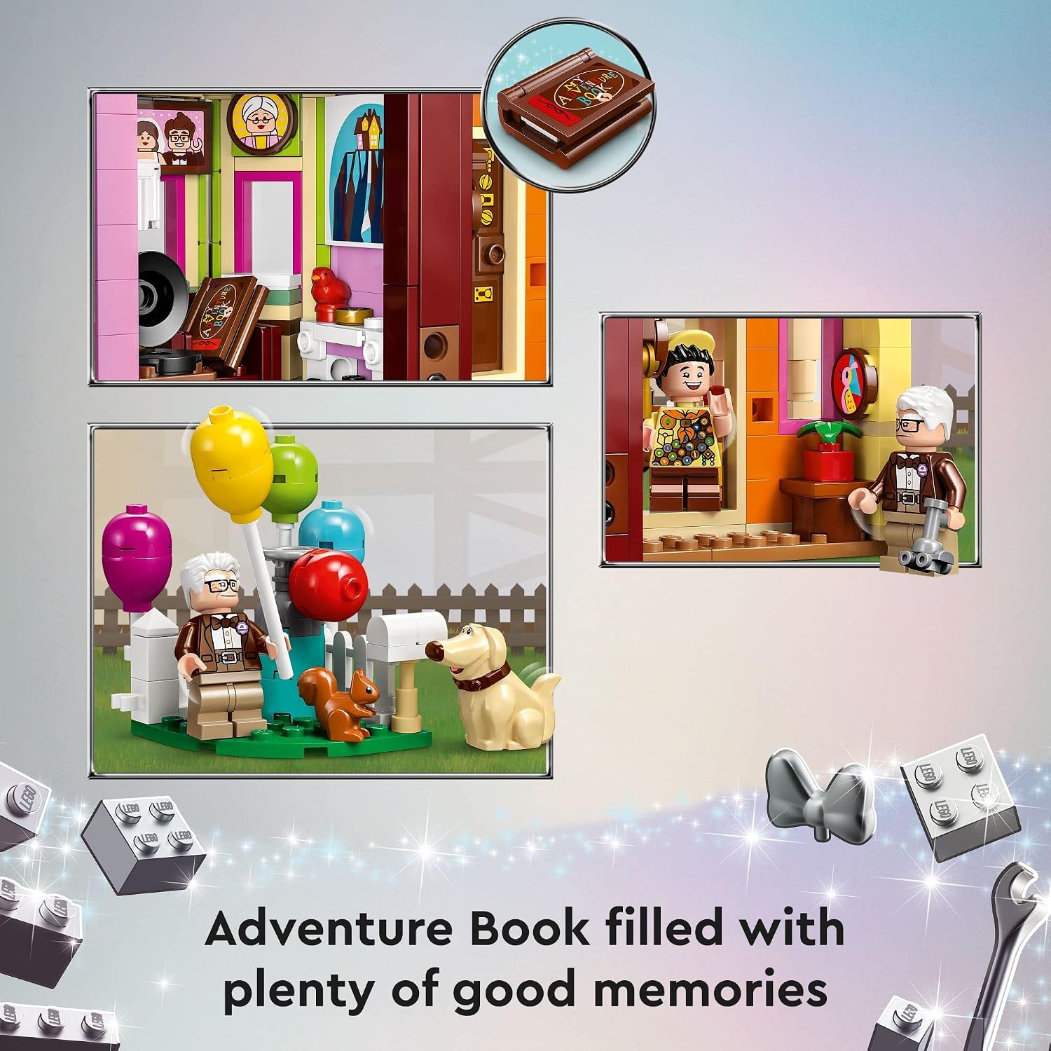 LEGO Disney and Pixar Casa de 'Up', Set Clásico de Juguetes...