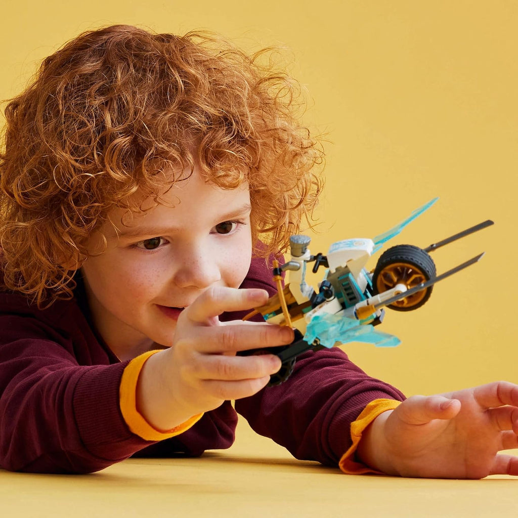 LEGO NINJAGO Motocicleta de Hielo de Zane con 1 Minifigura Incluida...