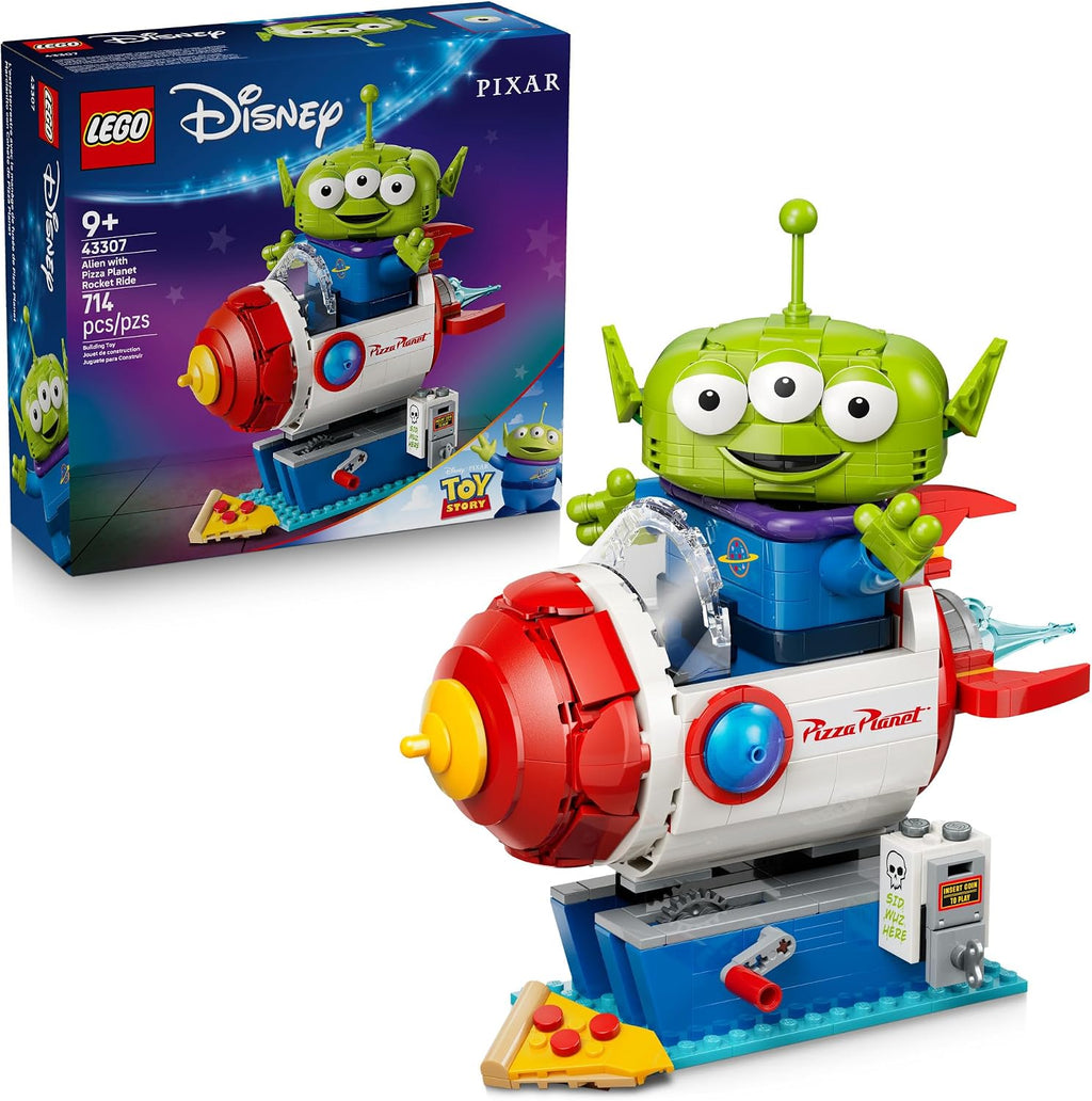 LEGO Disney and Pixar Toy Story Alien with Pizza Planet Rocket Ride...