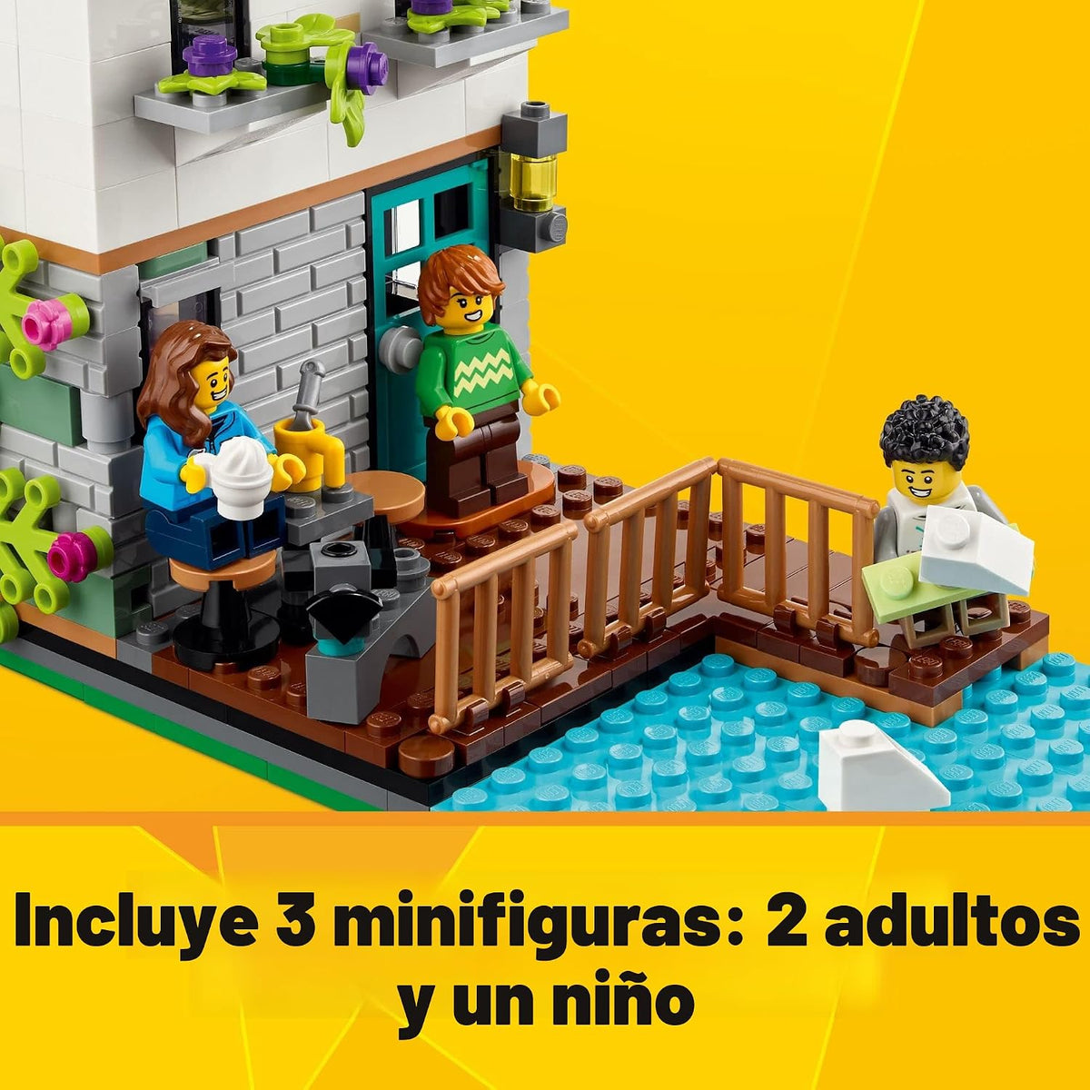 LEGO Creator Casa acogedora 3 en 1 Set 31139 Kit de construcción de...