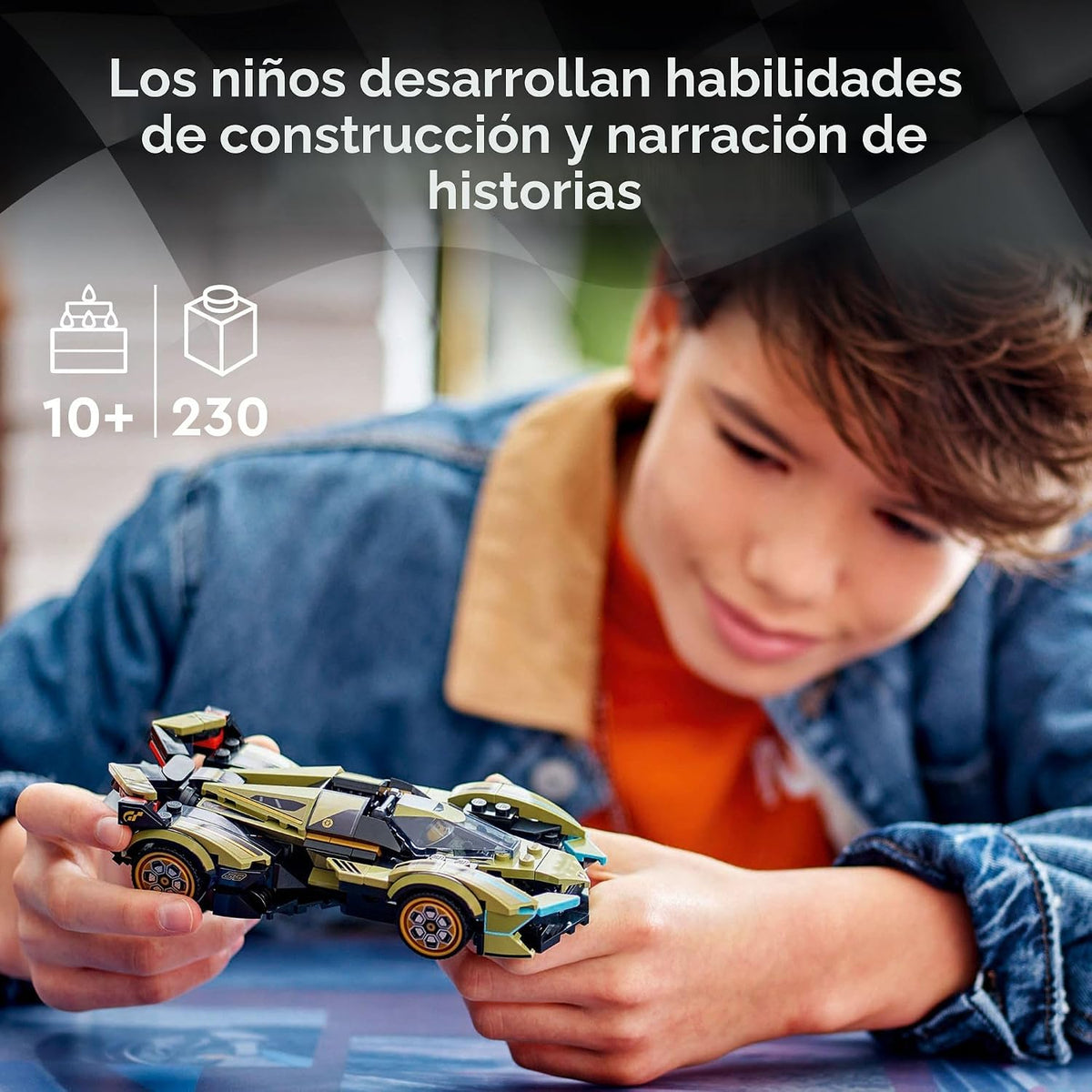 LEGO Speed Champions Lamborghini Lambo V12 Vision GT Super Car, jug...