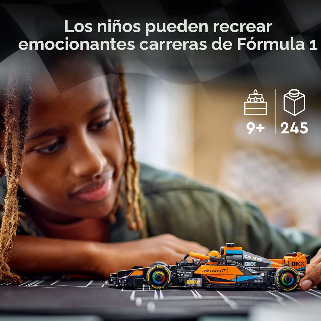 LEGO Speed Champions 2023 McLaren Fórmula 1 Juguete de auto de carr...