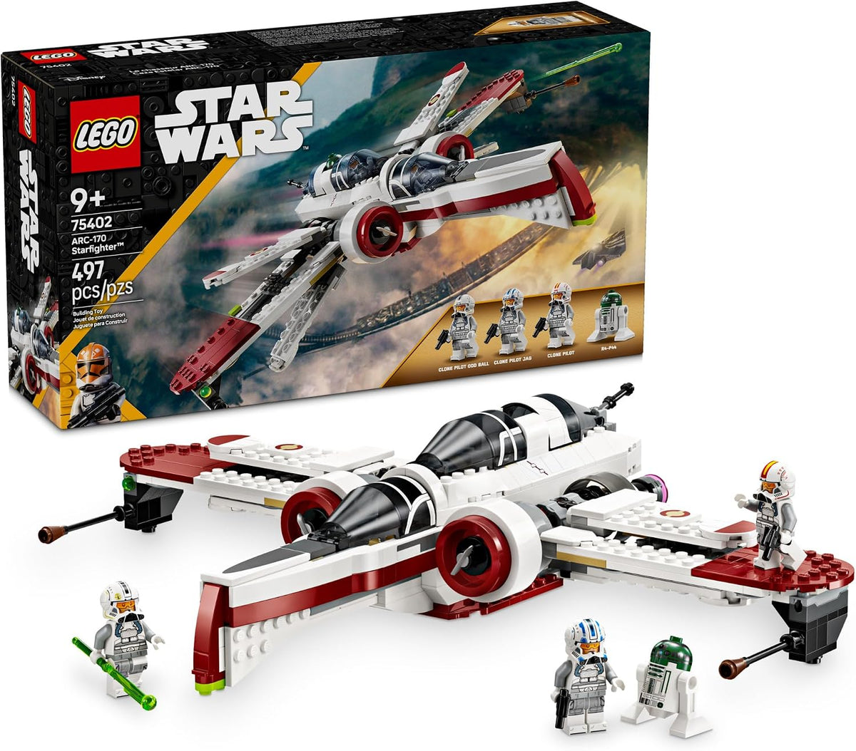 LEGO Star Wars: La venganza de los Sith Nave espacial ARC-170 Starf...