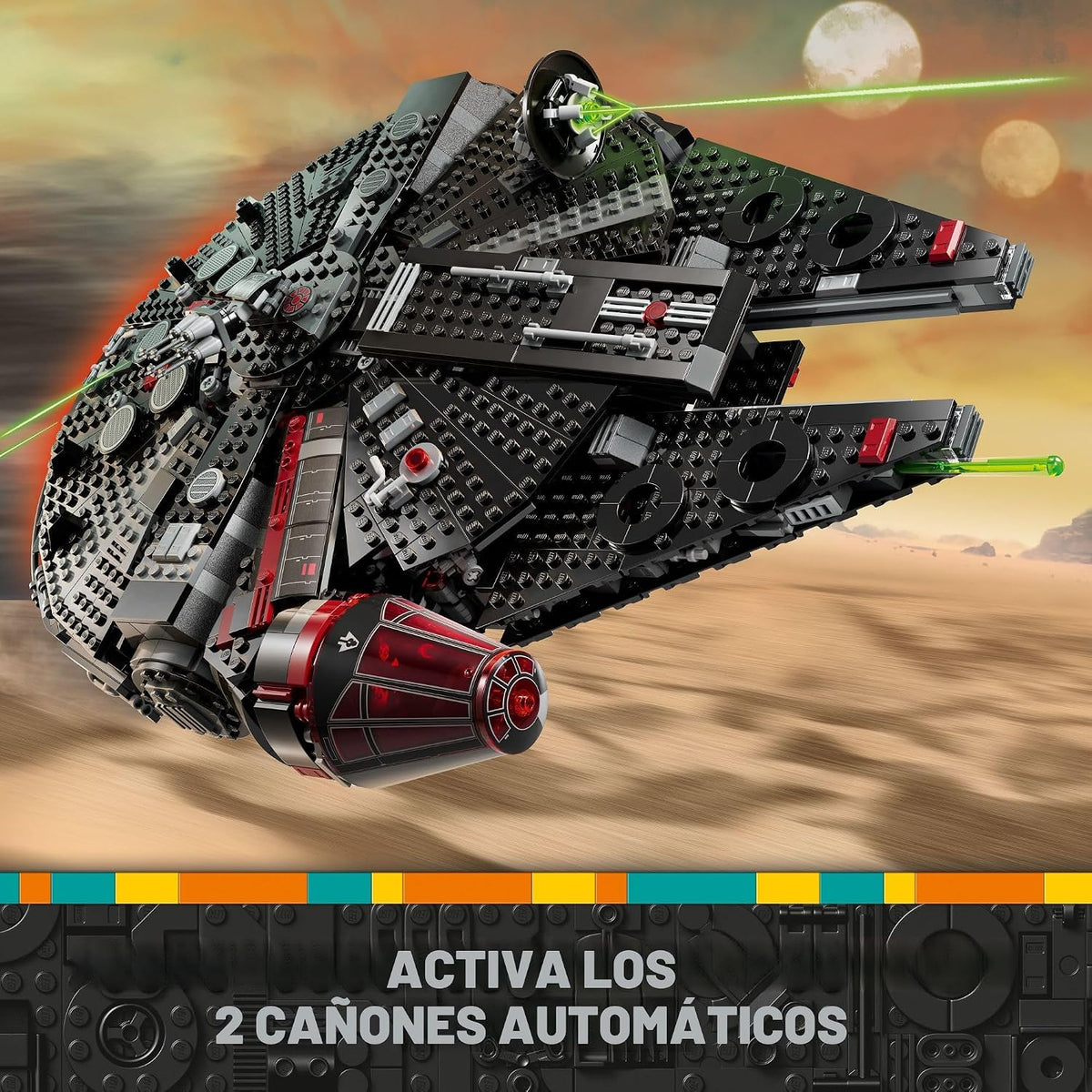 LEGO Star Wars El Halcón Oscuro Edificable Starship \u2013 Conjunto...