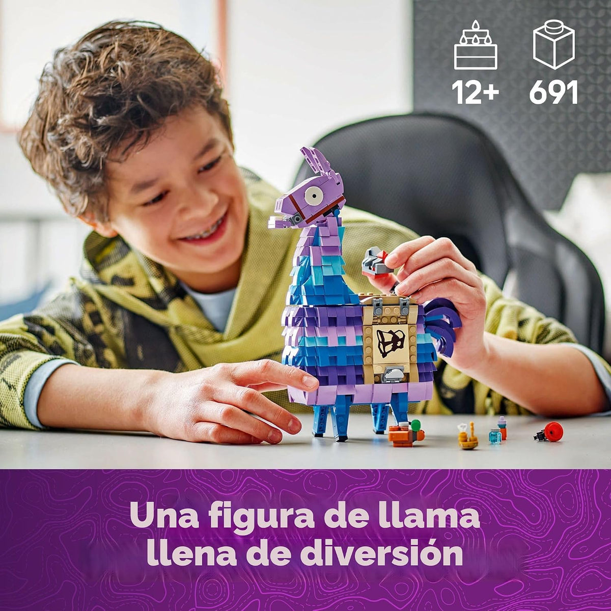 LEGO Fortnite Supply Llama Set de Construcción - Juguete para Niños...