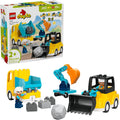 LEGO DUPLO Town - Vehículos de construcción 3 en 1 para niños peque...