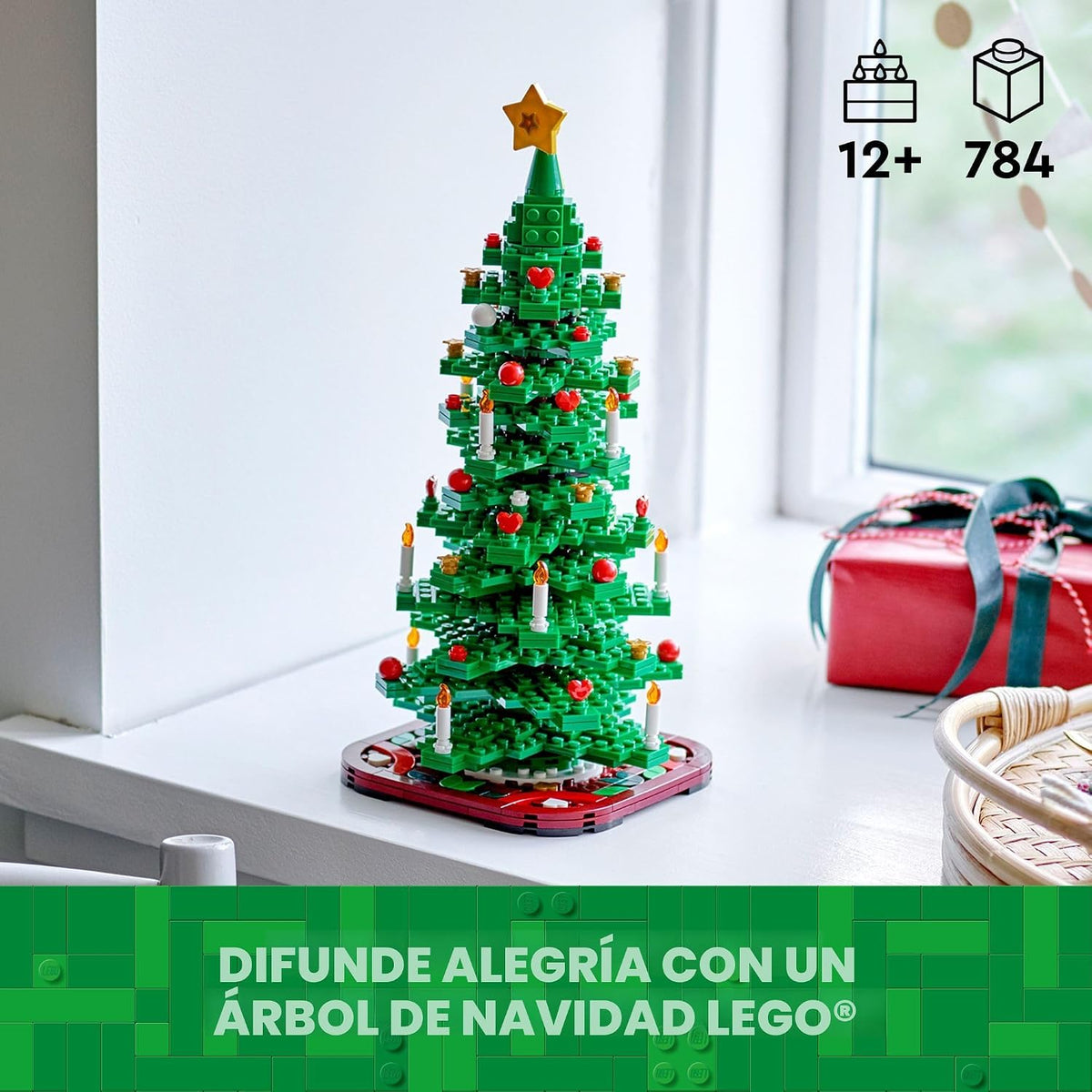 LEGO Árbol de Navidad - Juguetes de Construcción para Niños, Niños...