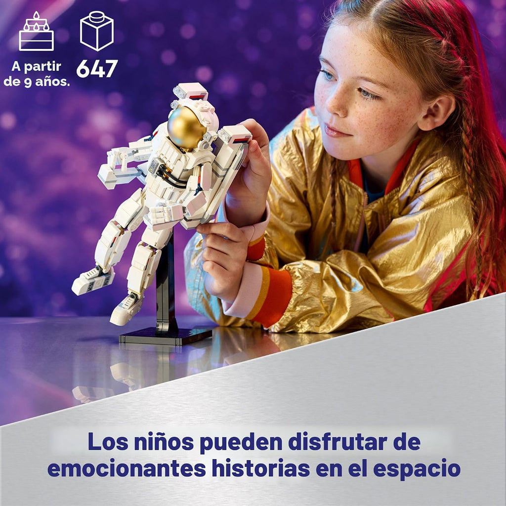 LEGO Creator 3 en 1 Juguete de Astronauta Espacial, Set de Construc...