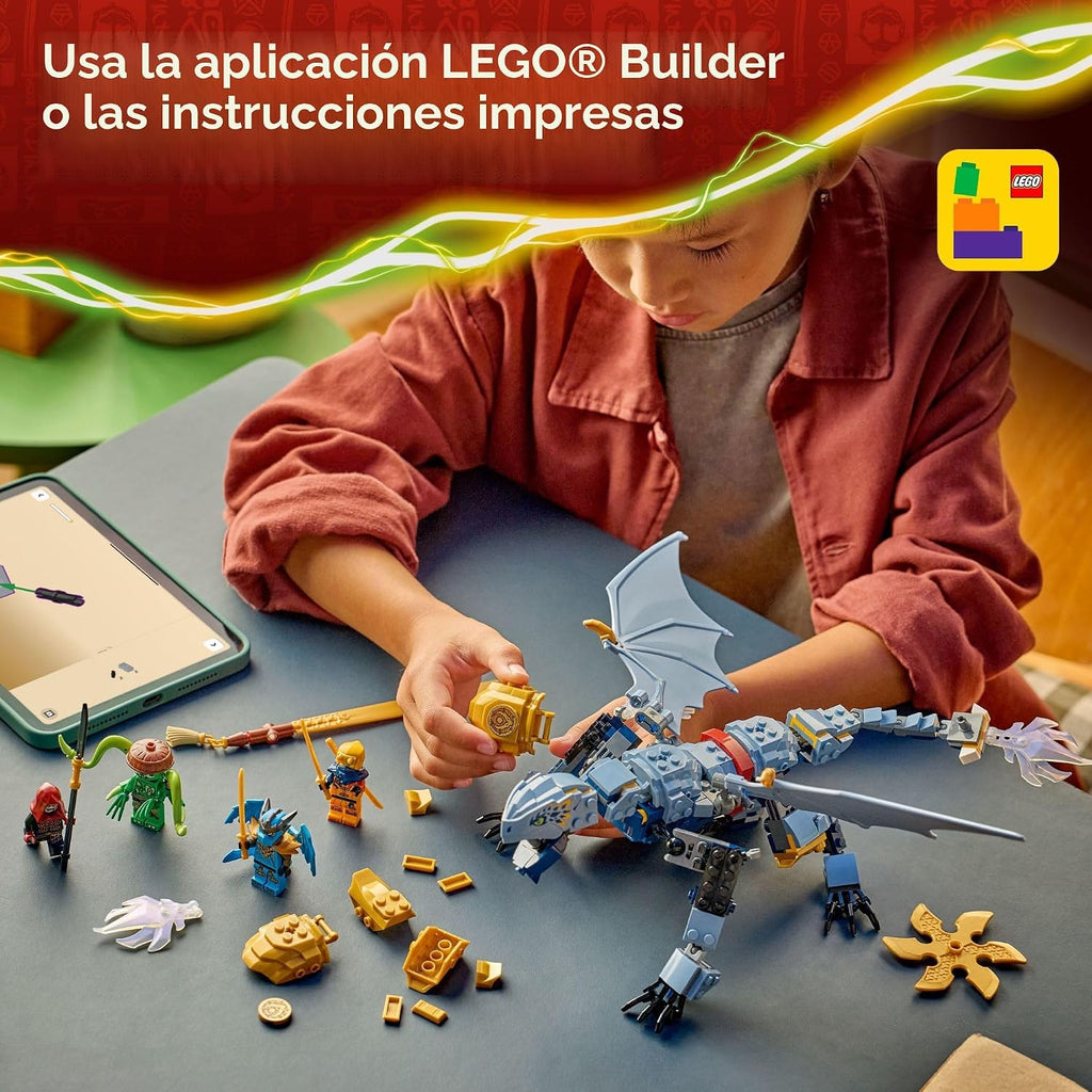 LEGO NINJAGO - Juguete de construcción de batalla del Dragón Ninja...