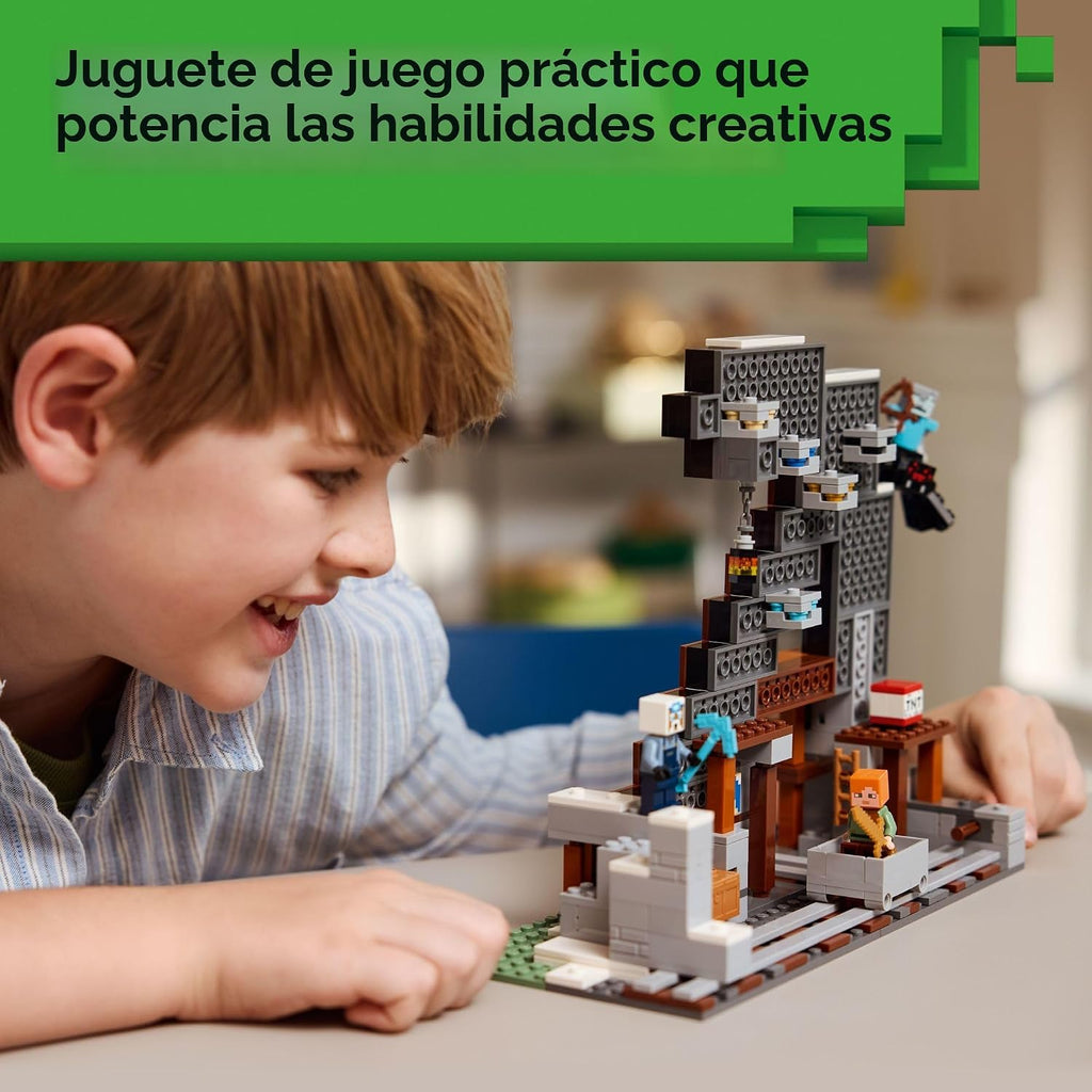 LEGO Minecraft The Pickaxe Mine Juguete para Niños - Juego de const...