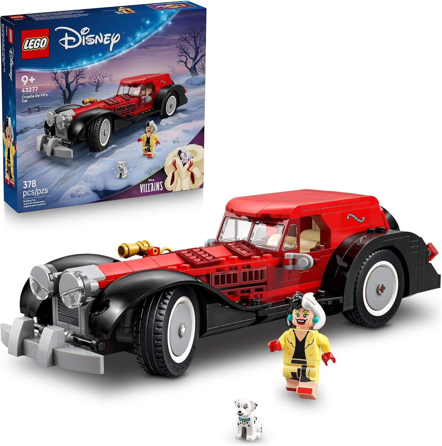 LEGO Disney Cruella De Vil's Car Building Toy \u2013 101 Dalmat...