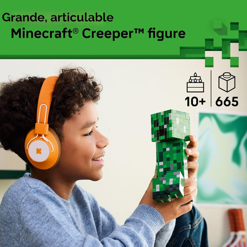 LEGO Minecraft The Creeper - Juguete de construcción para niños, ju...